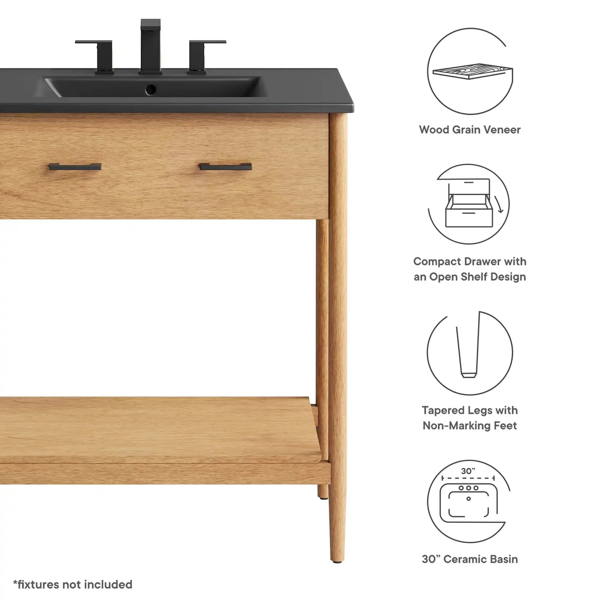 Zaire 30" Bathroom Vanity by Modway - Best Buy Furniture