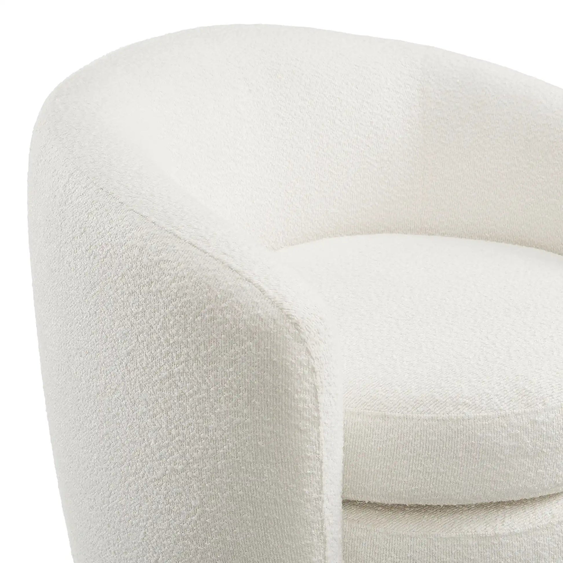 Affinity Upholstered Boucle Fabric Curved Back Armchair by Modway - Best Buy Furniture