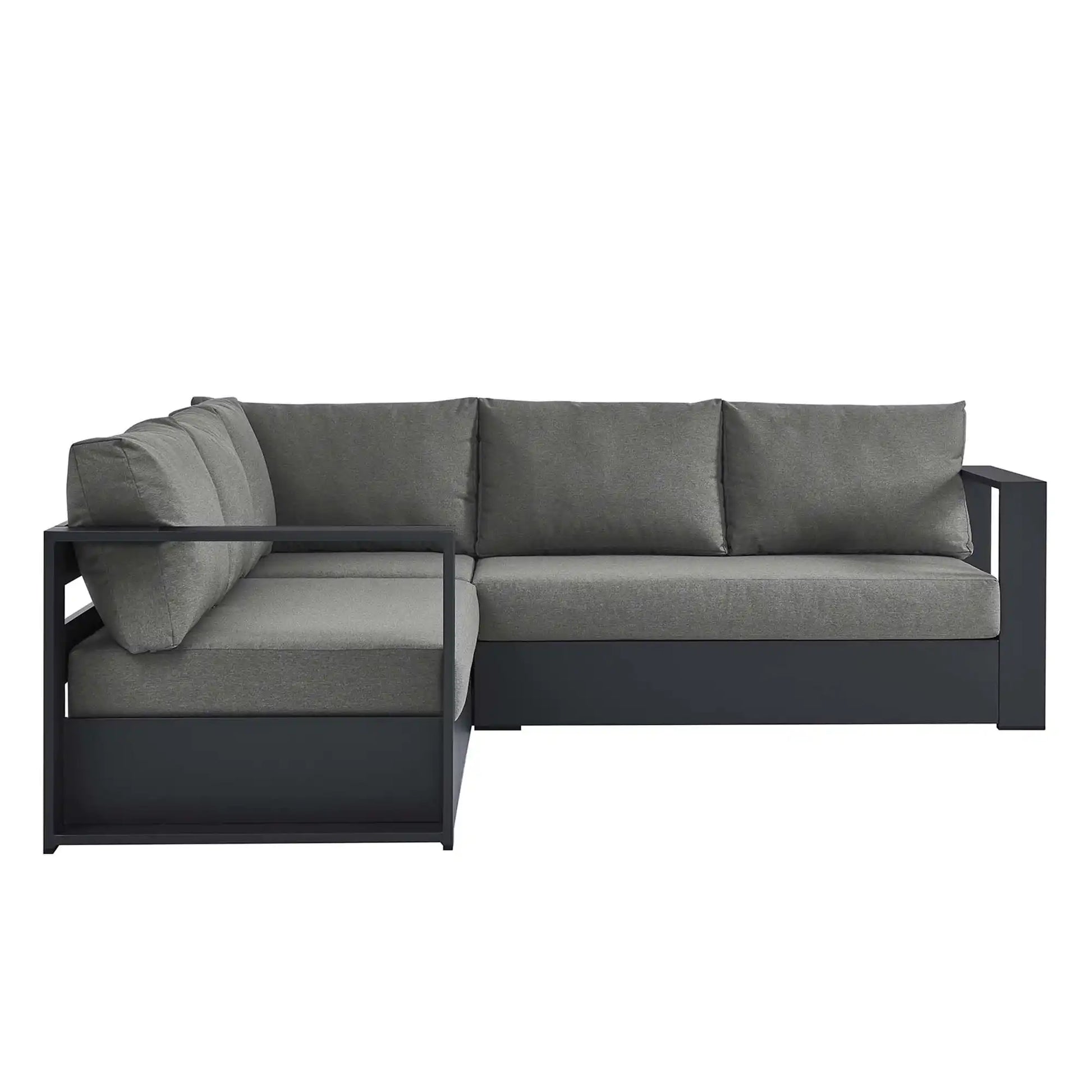 Tahoe 3-Piece Outdoor Patio Powder-Coated Aluminum Sectional Sofa Set by Modway - Best Buy Furniture