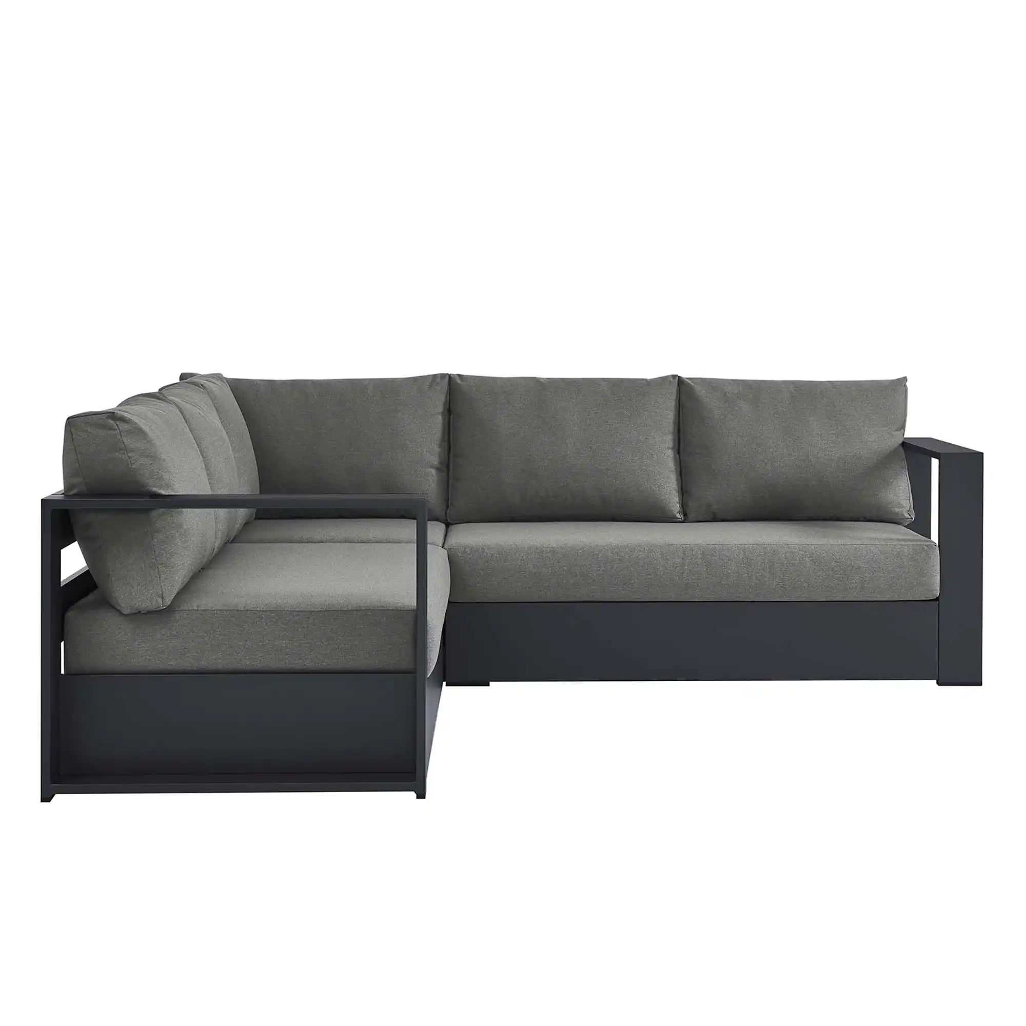 Tahoe 3-Piece Outdoor Patio Powder-Coated Aluminum Sectional Sofa Set by Modway - Best Buy Furniture