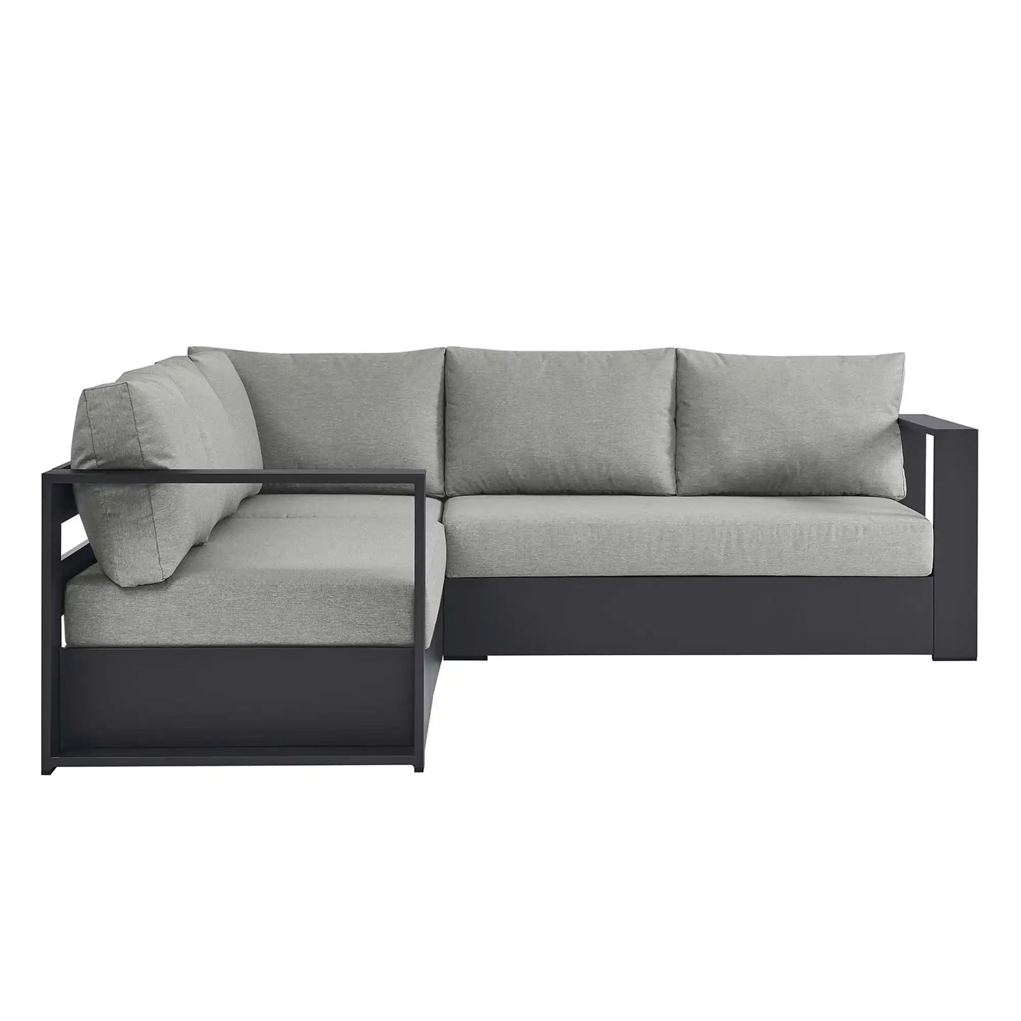 Tahoe 3-Piece Outdoor Patio Powder-Coated Aluminum Sectional Sofa Set by Modway - Best Buy Furniture
