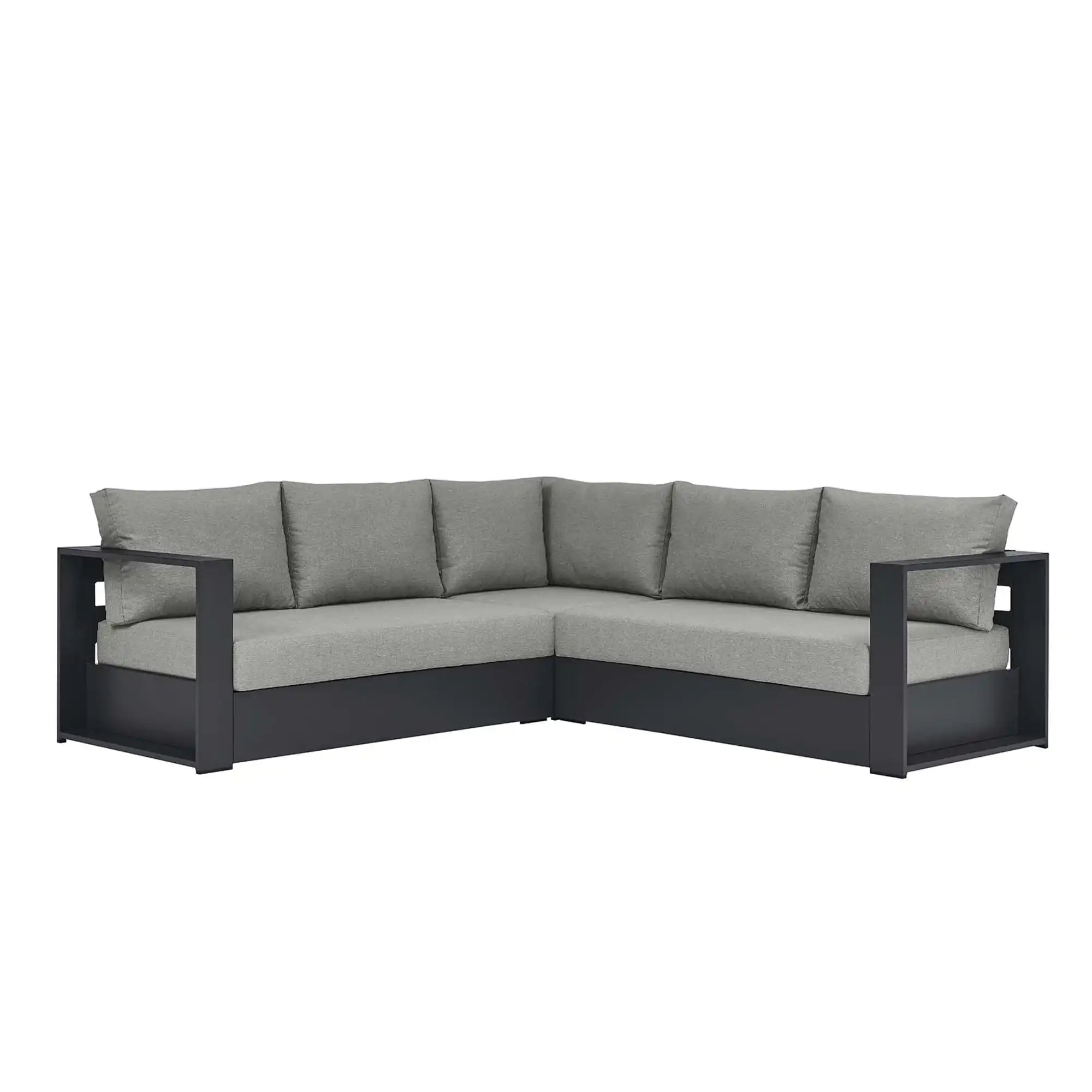 Tahoe 3-Piece Outdoor Patio Powder-Coated Aluminum Sectional Sofa Set by Modway - Best Buy Furniture