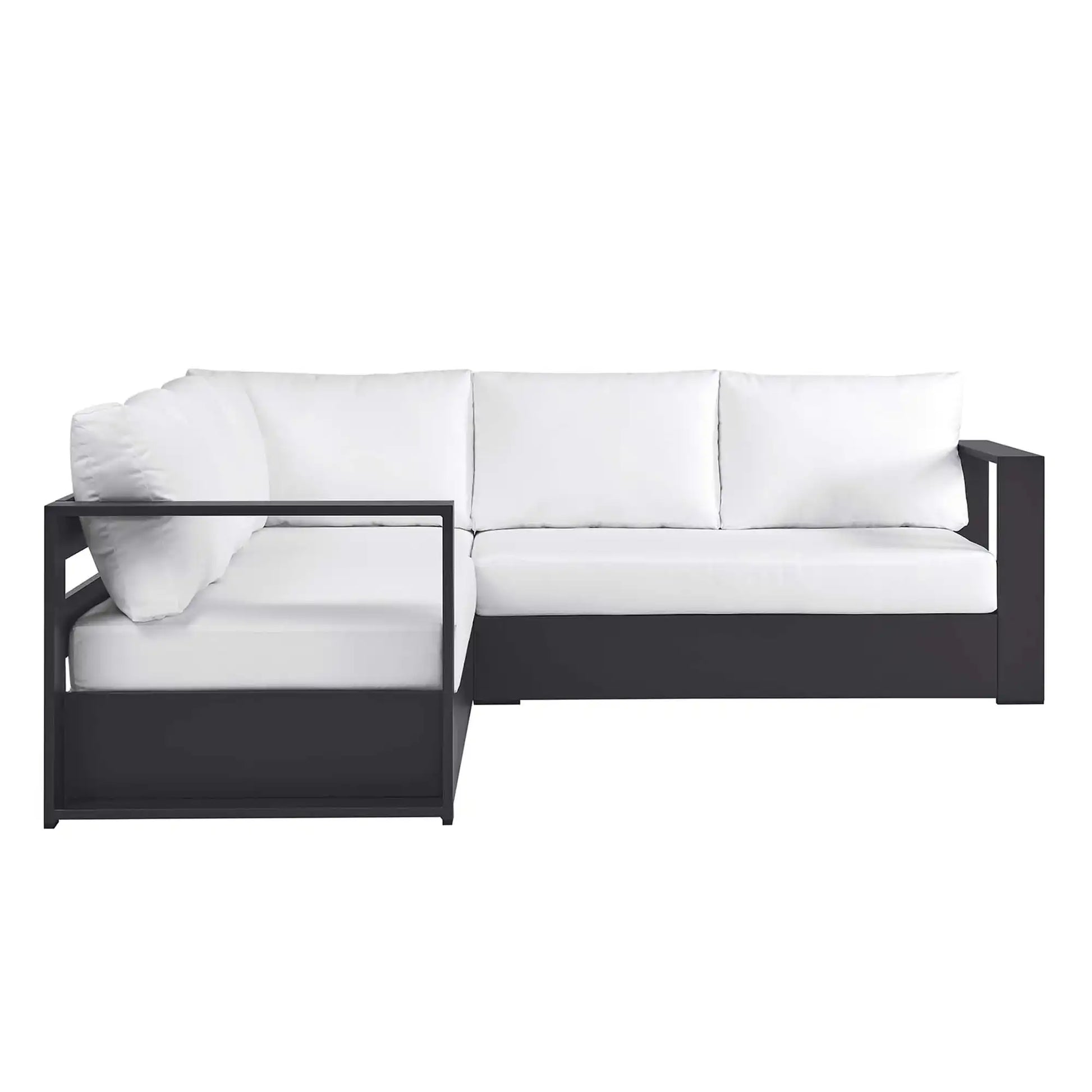 Tahoe 3-Piece Outdoor Patio Powder-Coated Aluminum Sectional Sofa Set by Modway - Best Buy Furniture