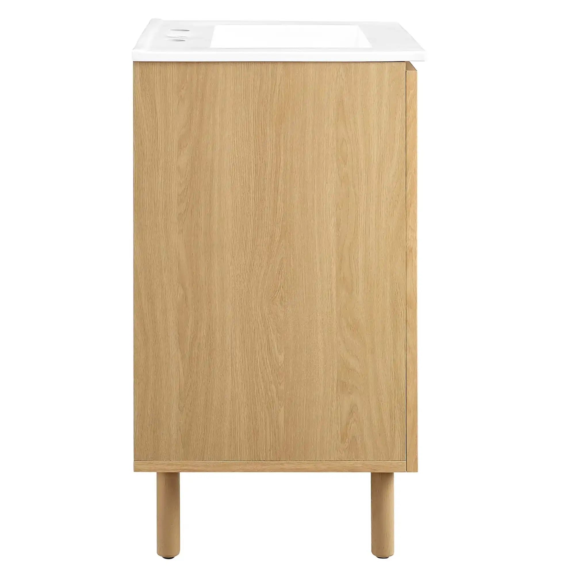 Calla 24" Perforated Metal Bathroom Vanity by Modway - Best Buy Furniture