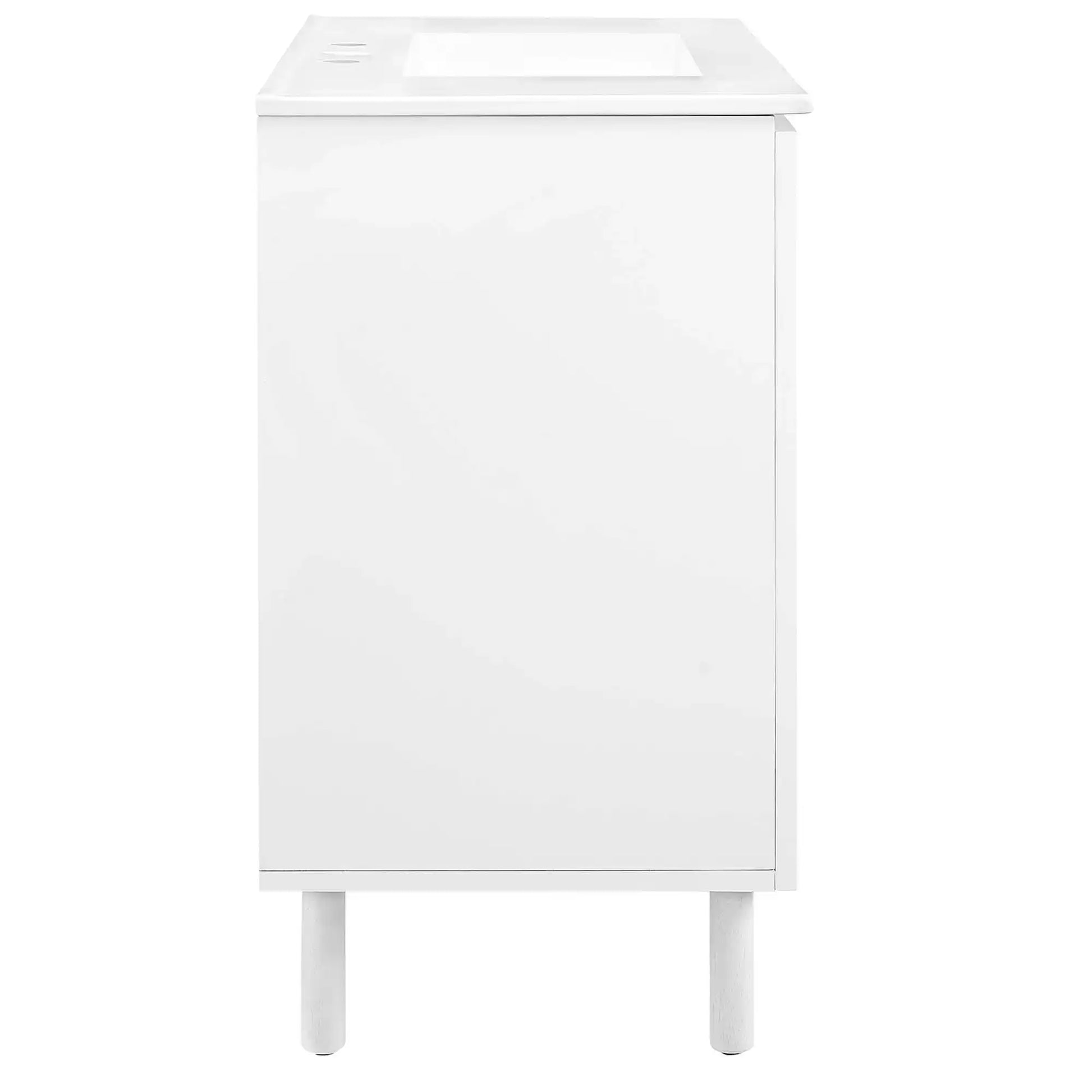 Calla 36" Perforated Metal Bathroom Vanity by Modway - Best Buy Furniture