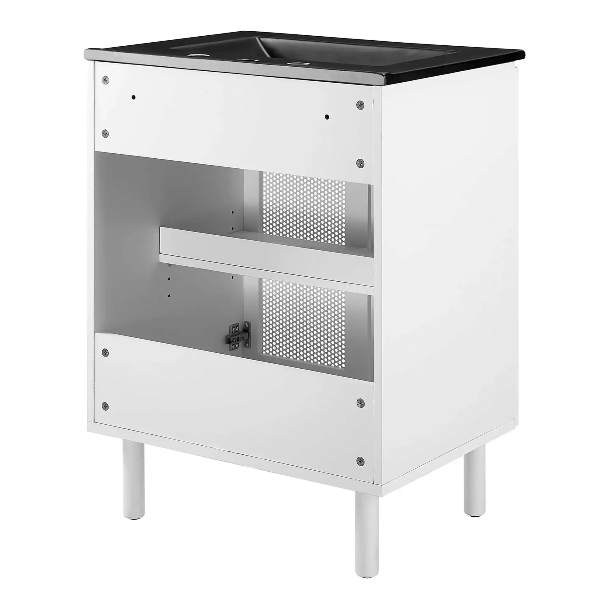 Calla 24" Perforated Metal Bathroom Vanity by Modway - Best Buy Furniture