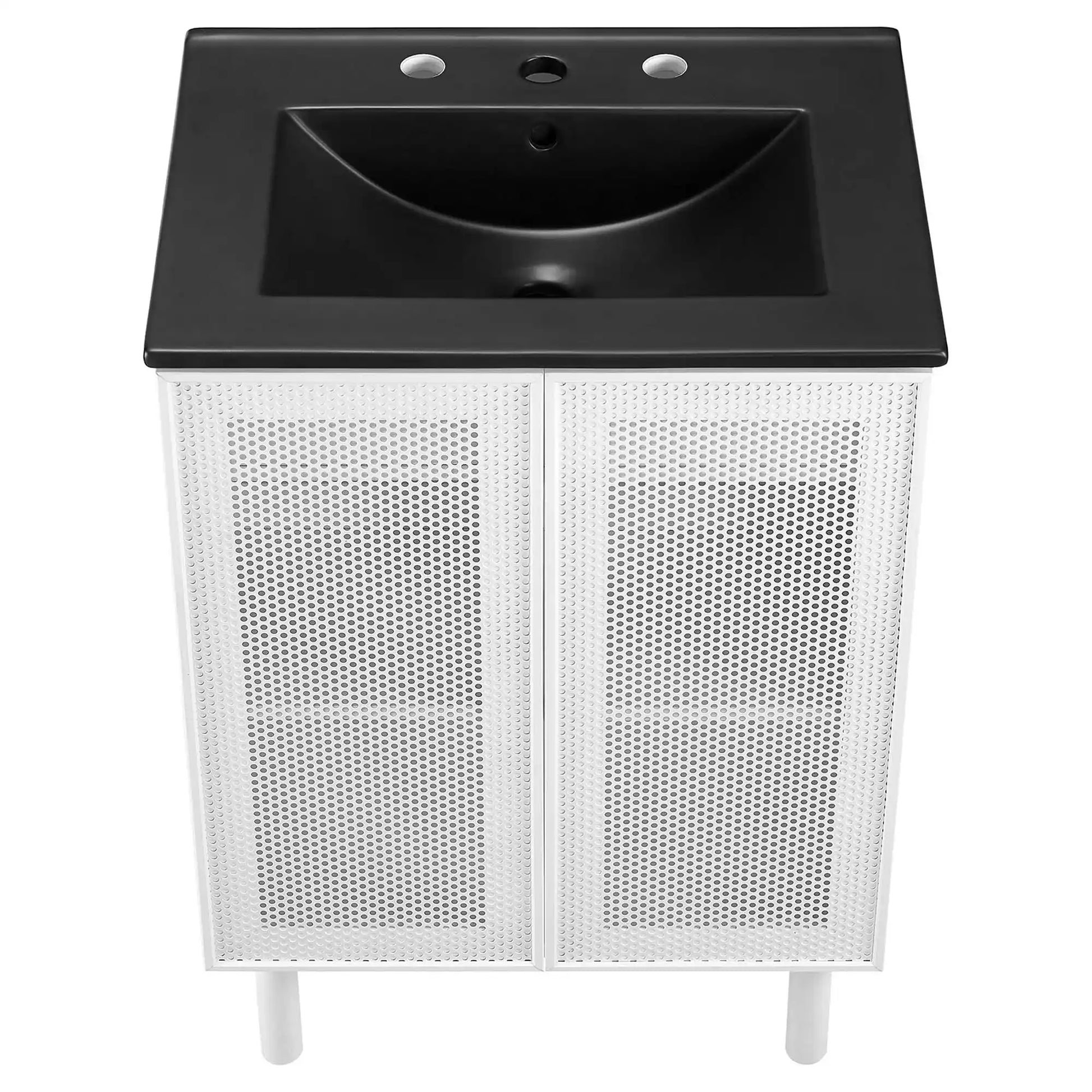 Calla 24" Perforated Metal Bathroom Vanity by Modway - Best Buy Furniture