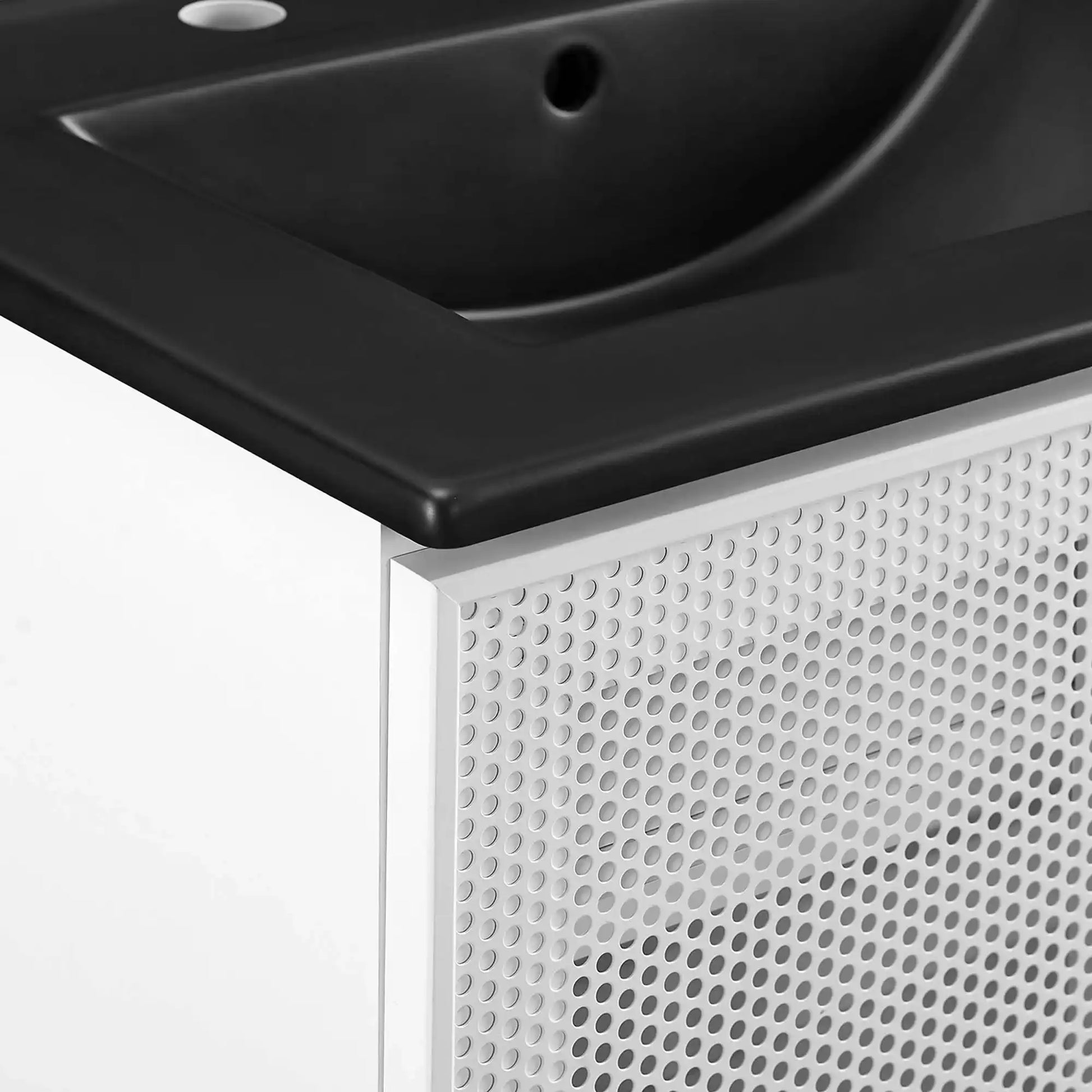Calla 24" Perforated Metal Bathroom Vanity by Modway - Best Buy Furniture