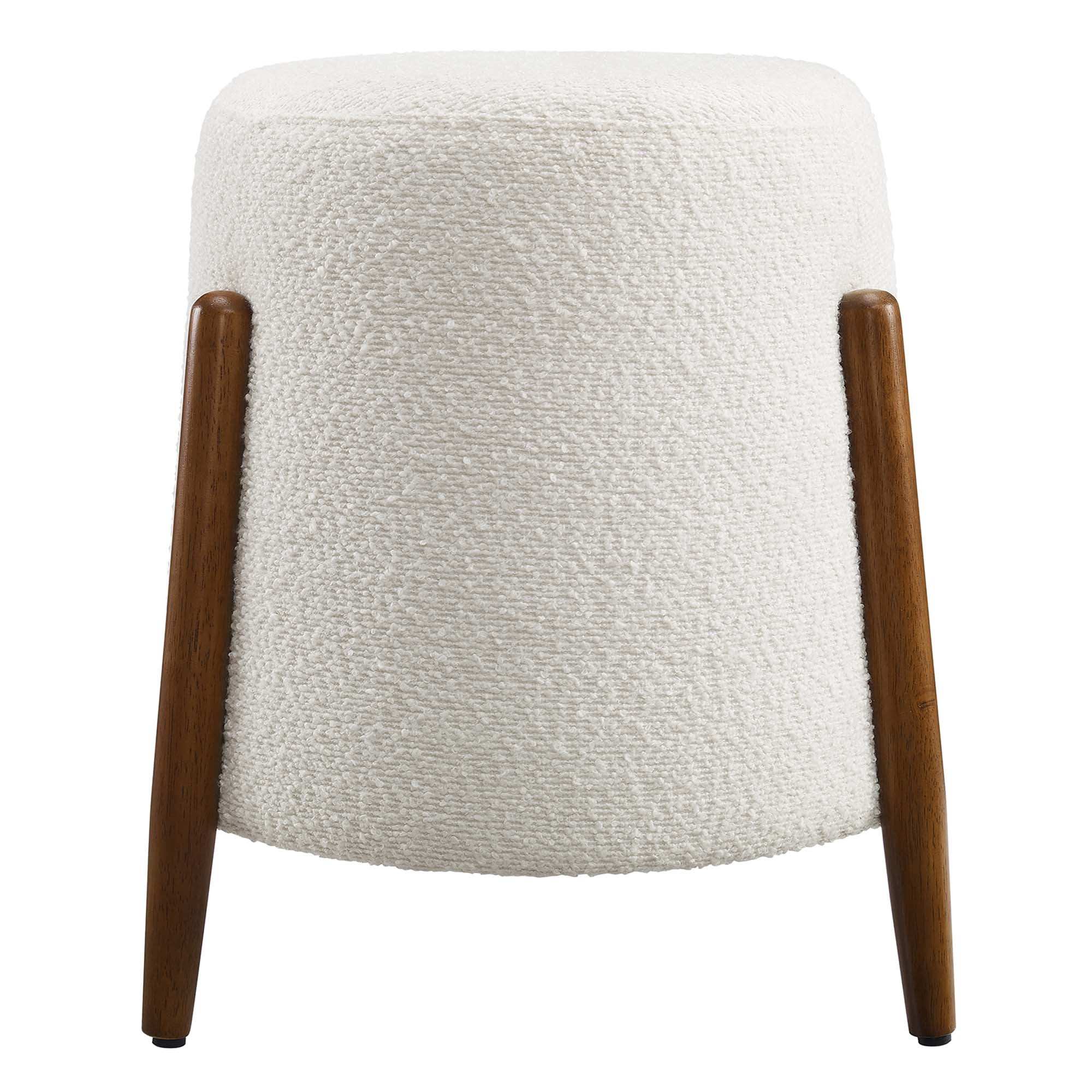 Riven Upholstered Boucle Fabric Ottoman by Modway - Best Buy Furniture