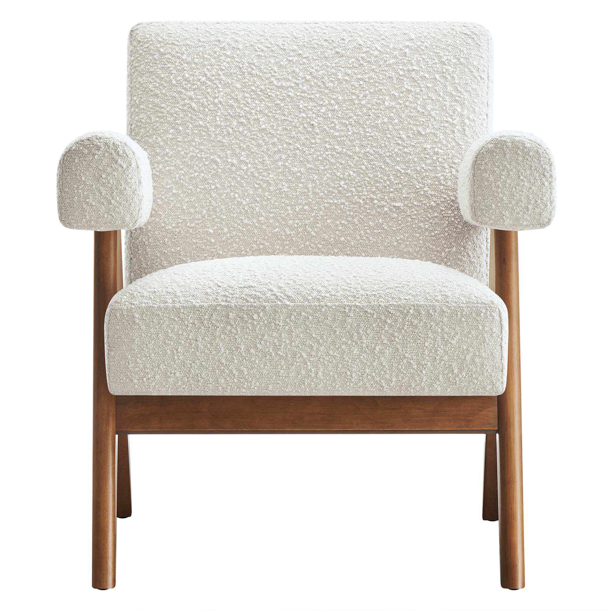 Lyra Boucle Fabric Armchair Set of 2 by Modway - Best Buy Furniture