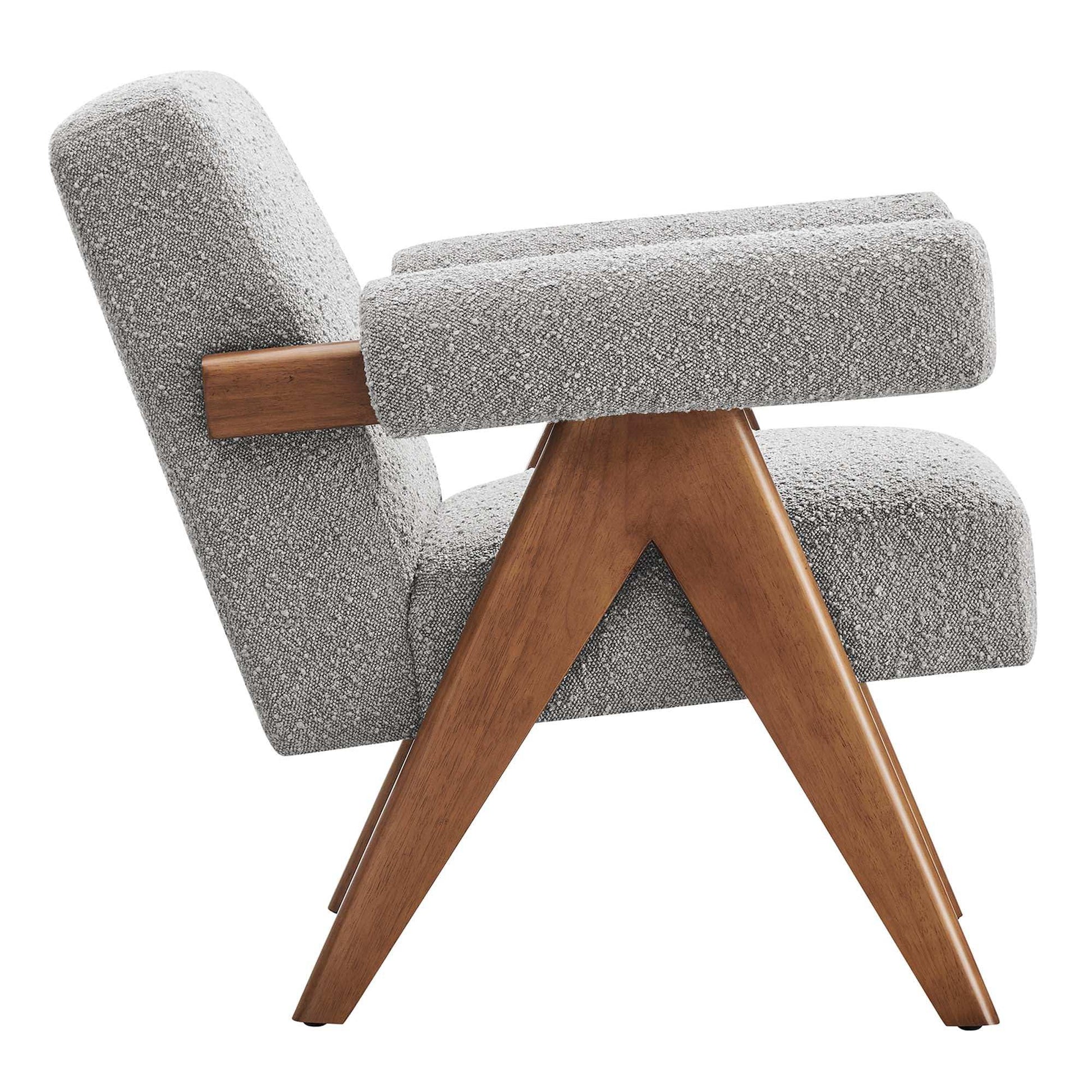 Lyra Boucle Fabric Armchair Set of 2 by Modway - Best Buy Furniture