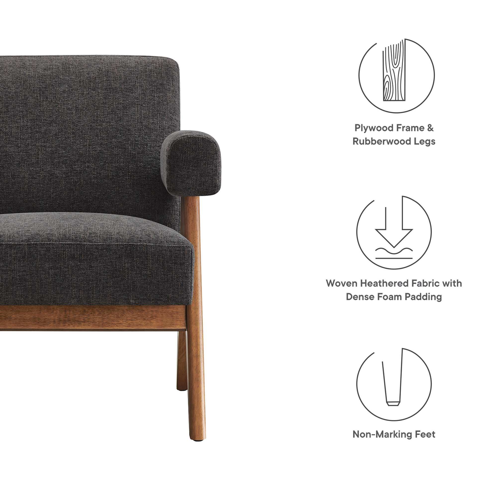 Lyra Fabric Armchair Set of 2 by Modway - Best Buy Furniture