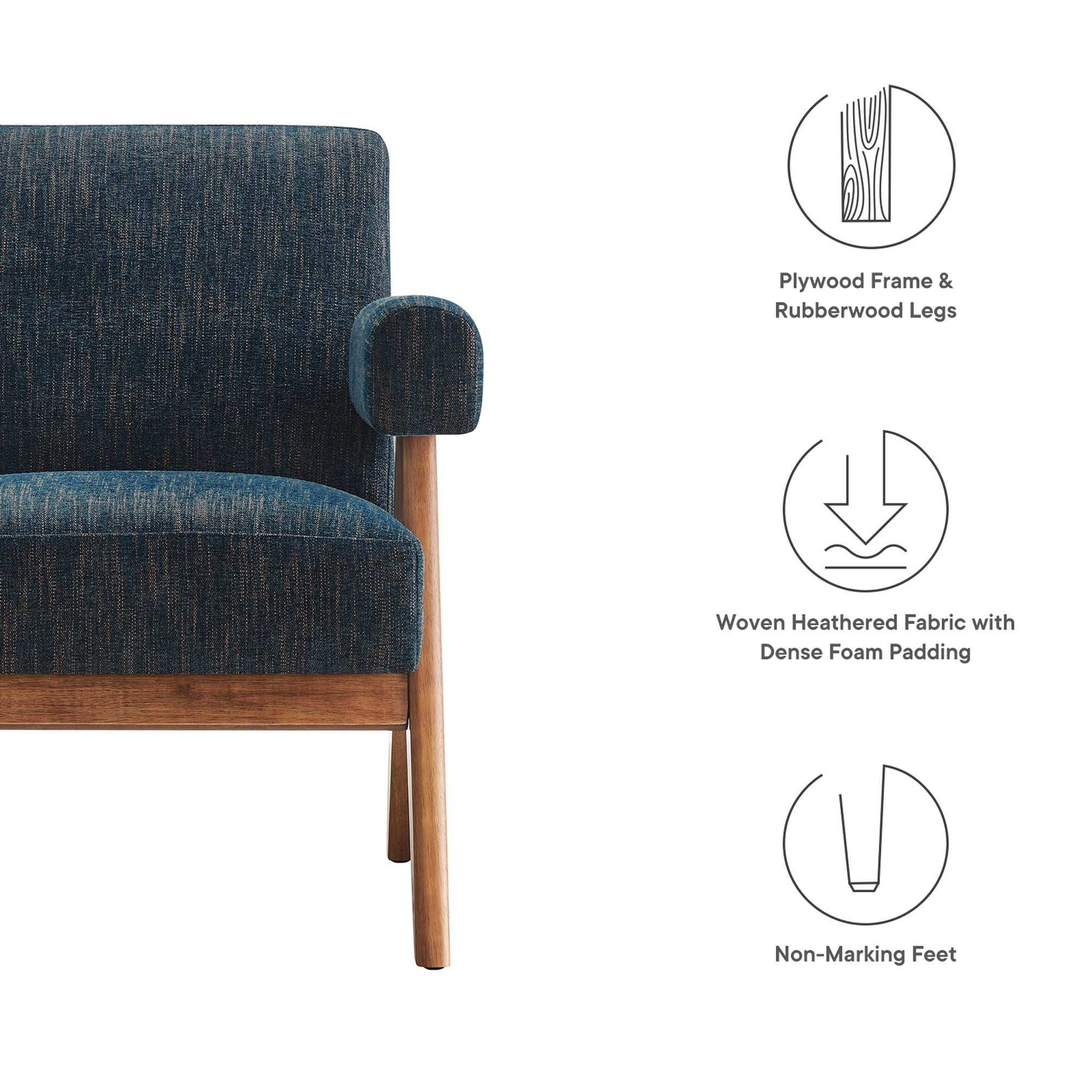 Lyra Fabric Armchair Set of 2 by Modway - Best Buy Furniture