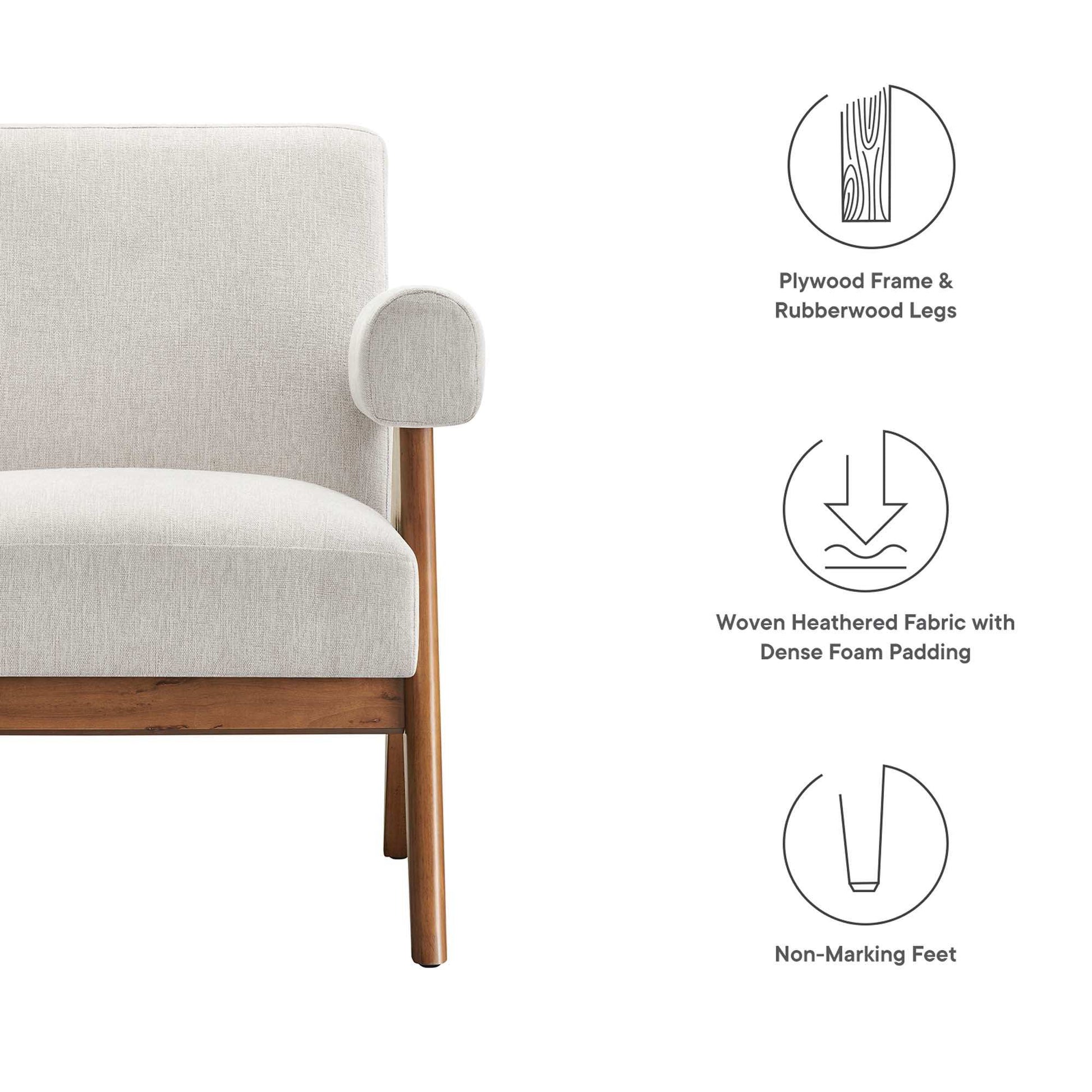 Lyra Fabric Armchair Set of 2 by Modway - Best Buy Furniture