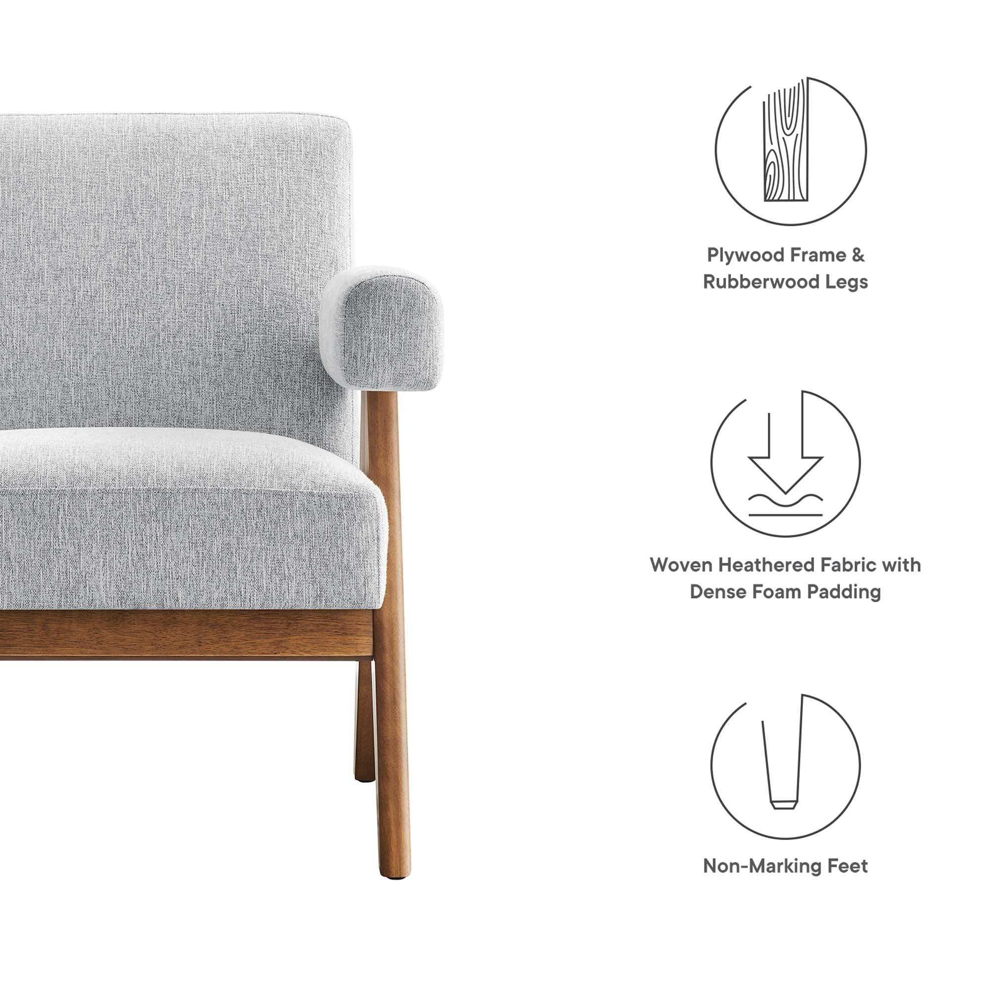 Lyra Fabric Armchair Set of 2 by Modway - Best Buy Furniture