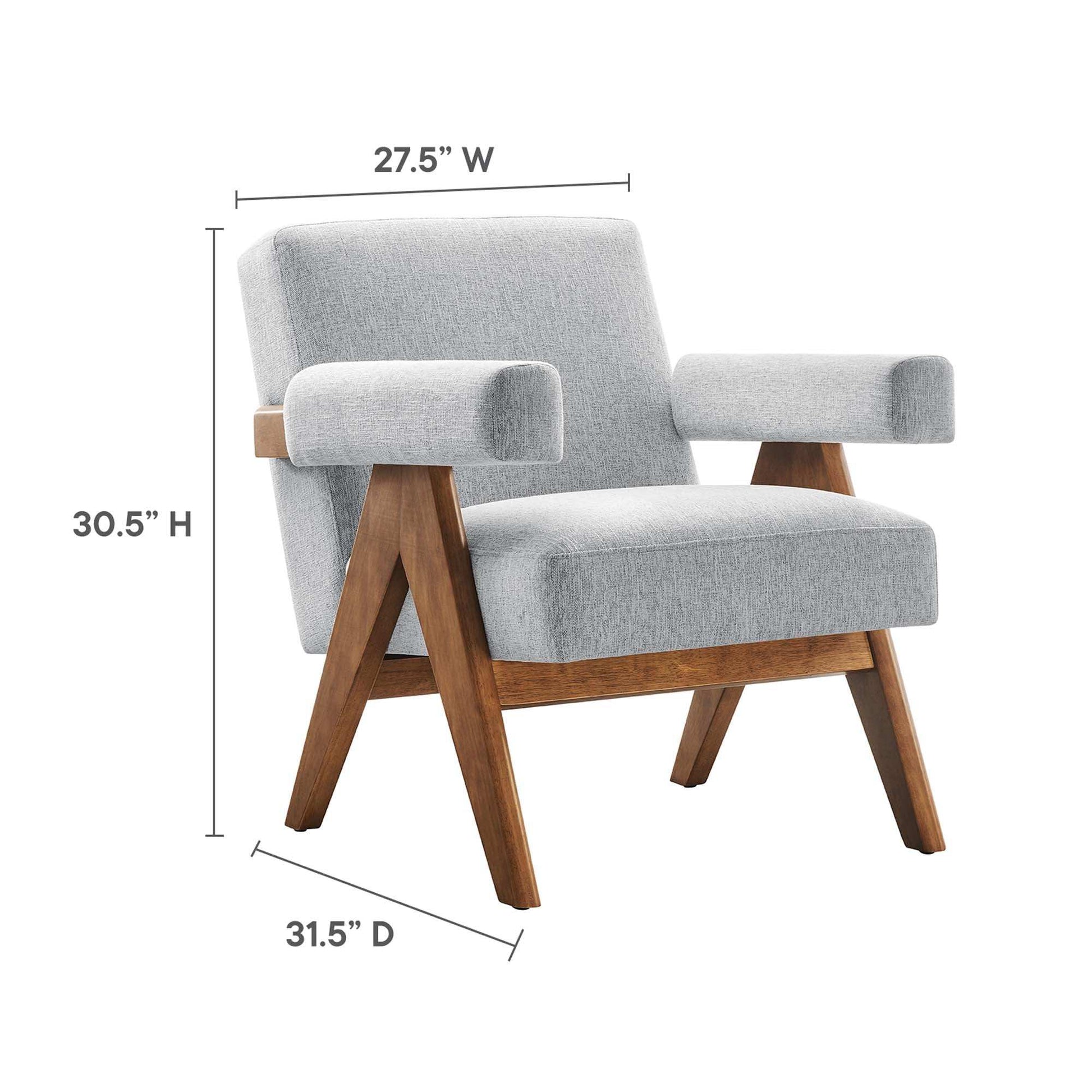 Lyra Fabric Armchair Set of 2 by Modway - Best Buy Furniture