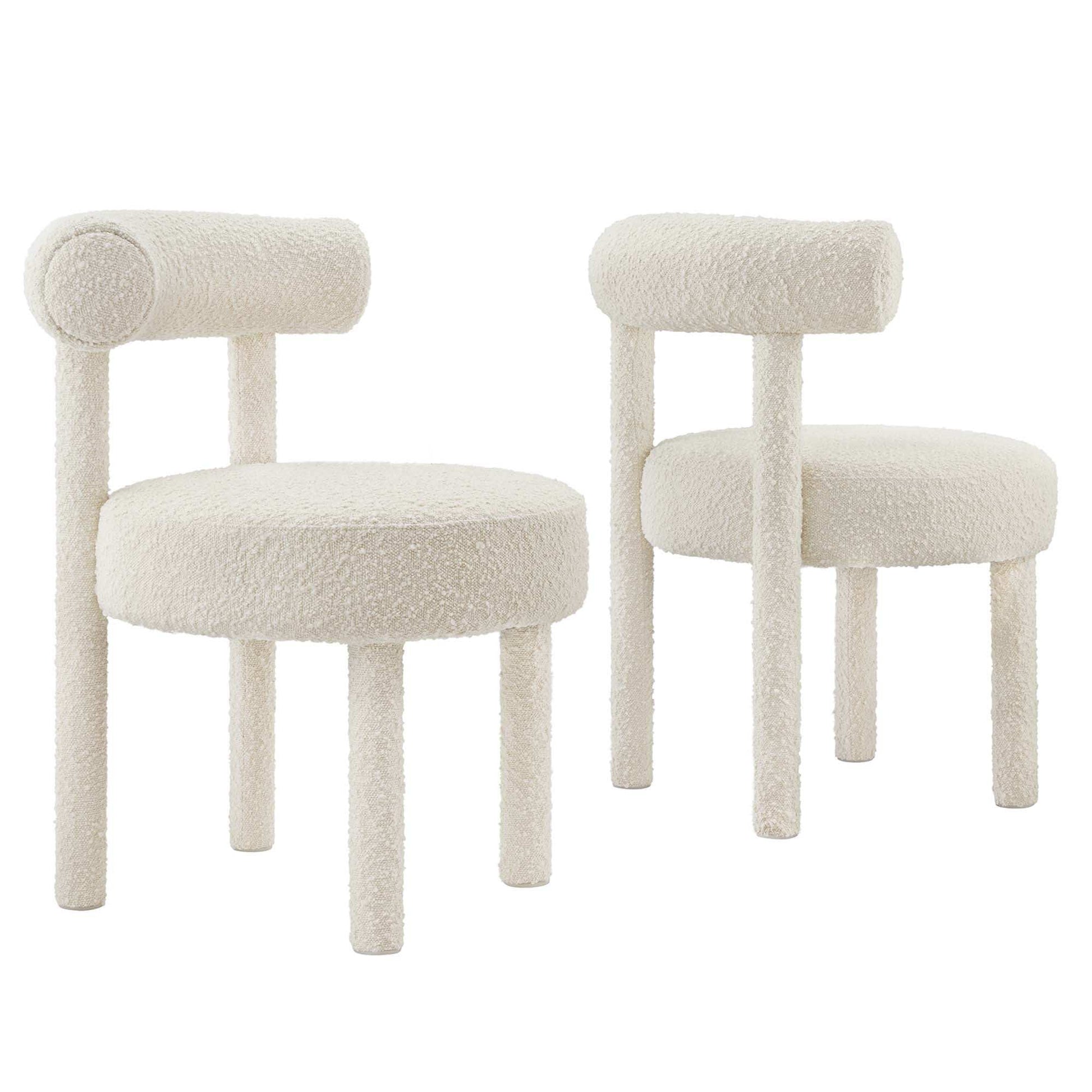 Toulouse Boucle Fabric Dining Chair Set of 2 by Modway - Best Buy Furniture