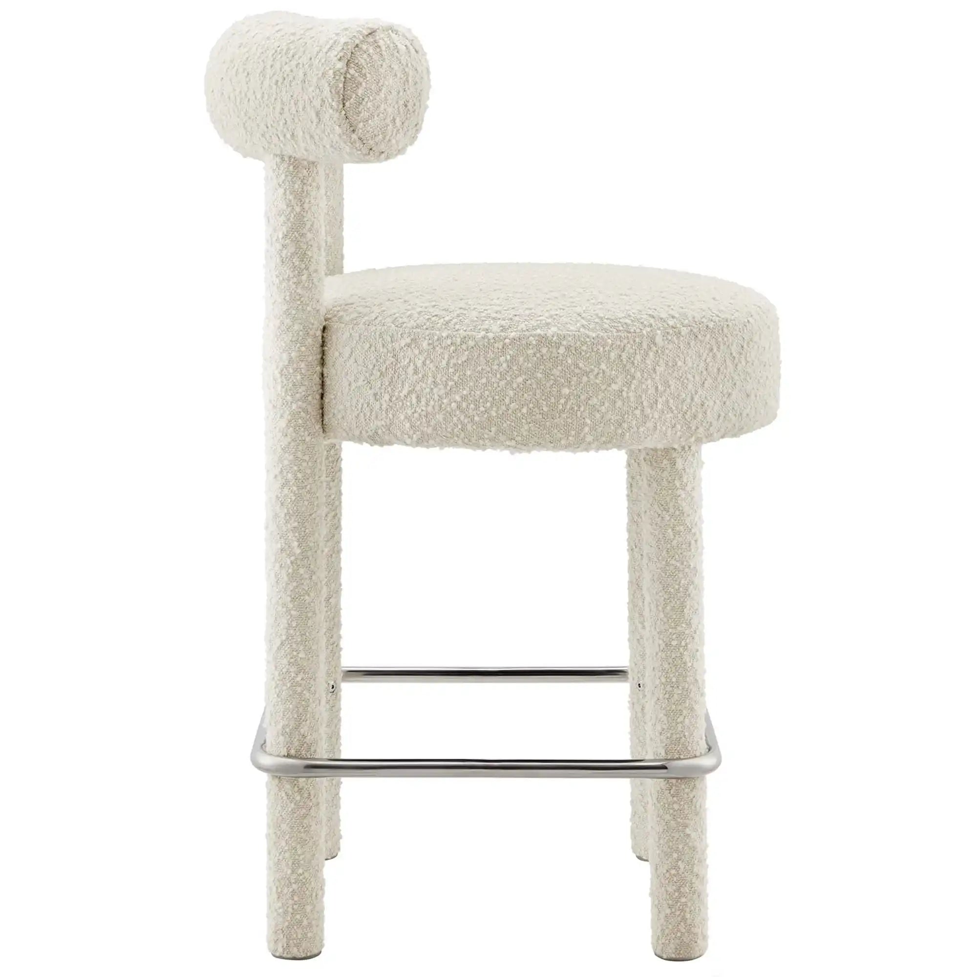 Toulouse Boucle Fabric Counter Stool Set of 2 by Modway - Best Buy Furniture
