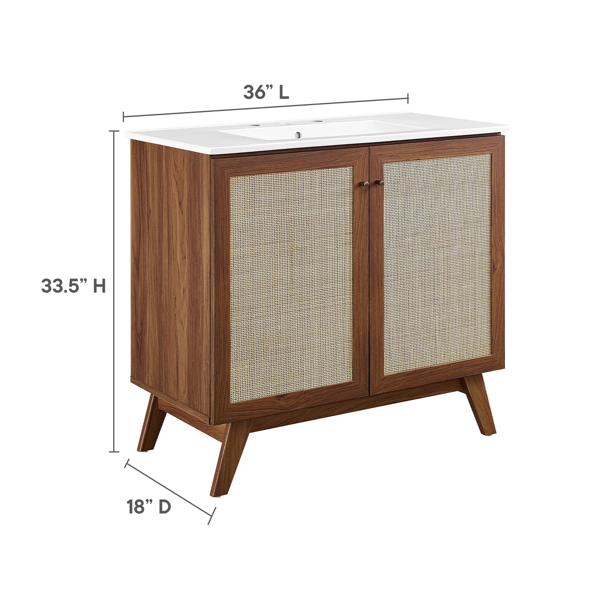Soma 36" Bathroom Vanity by Modway - Best Buy Furniture