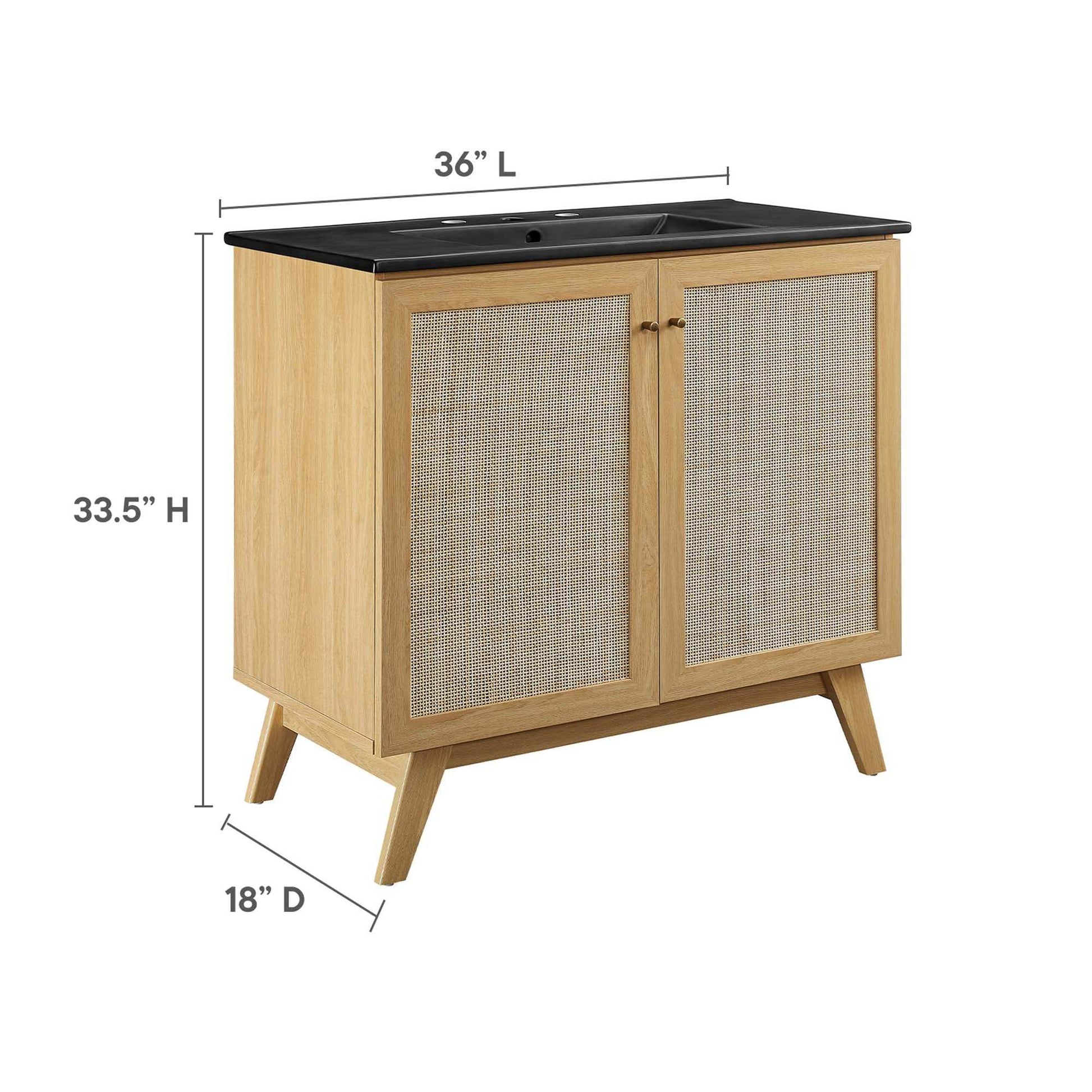 Soma 36" Bathroom Vanity by Modway - Best Buy Furniture