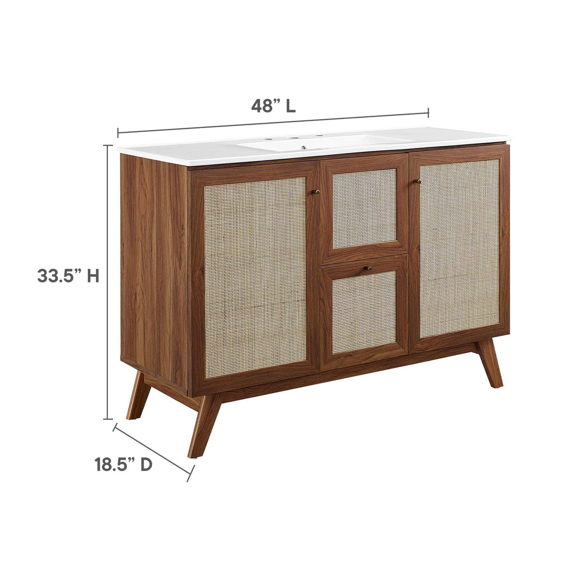 Soma 48" Single Sink Bathroom Vanity by Modway - Best Buy Furniture
