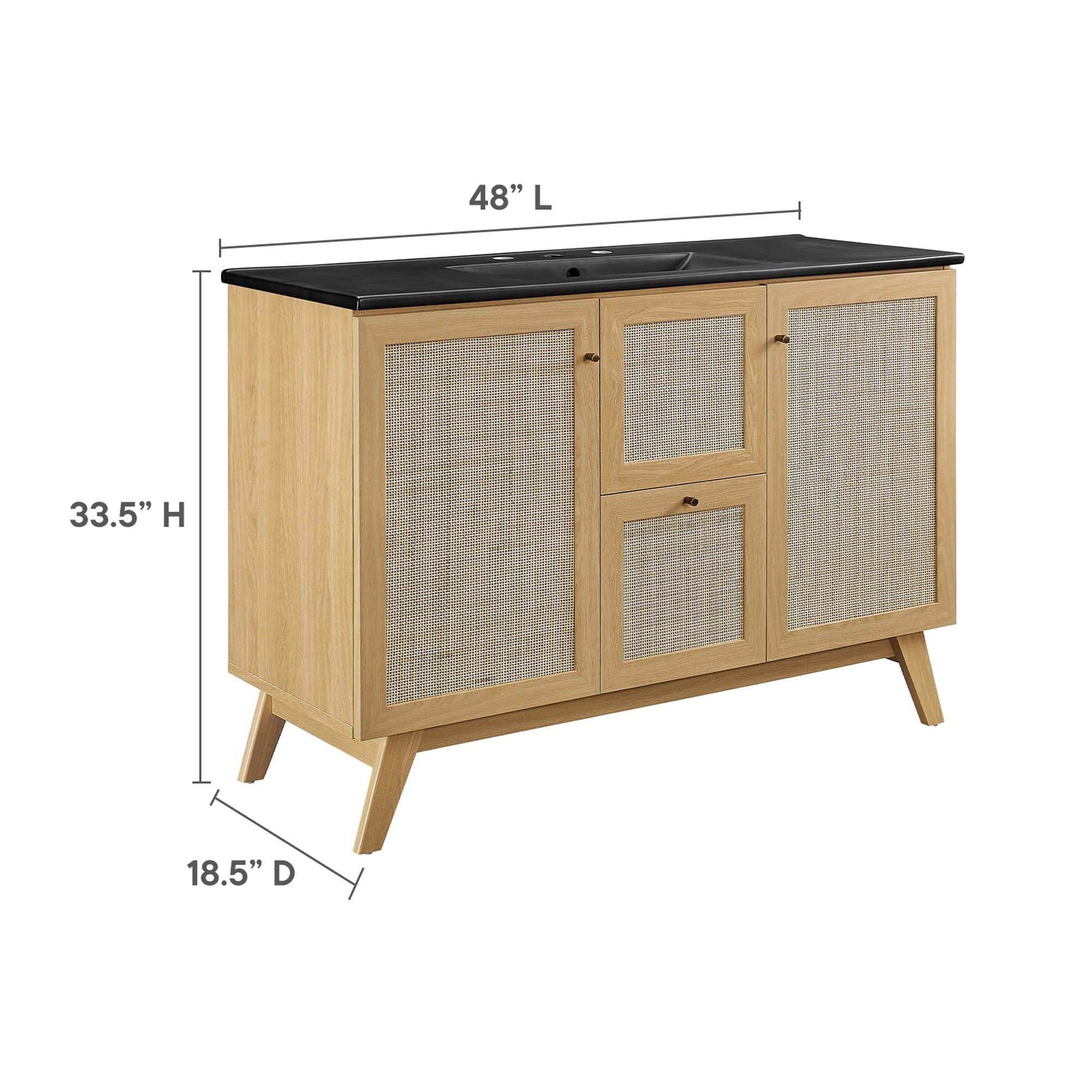 Soma 48" Single Sink Bathroom Vanity by Modway - Best Buy Furniture