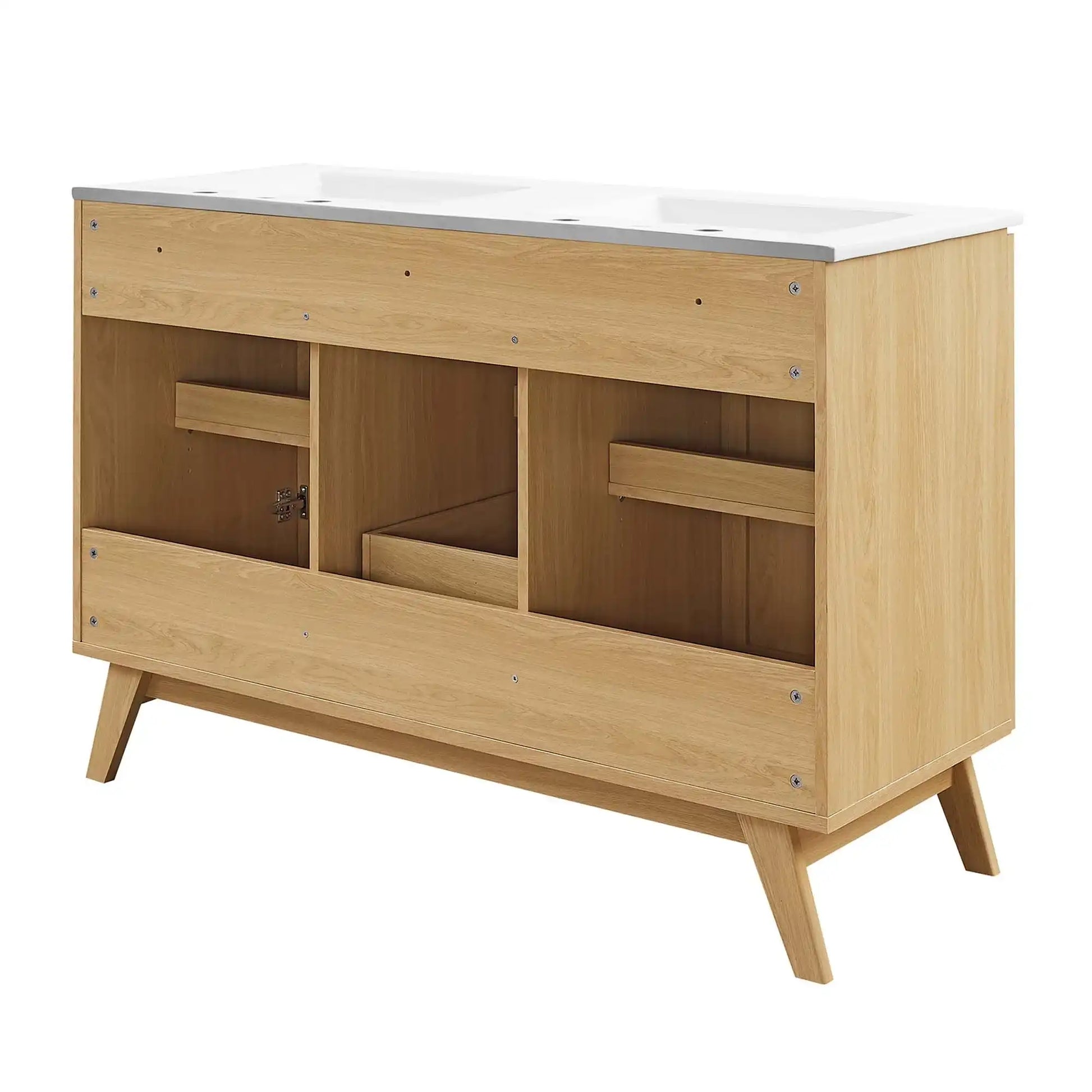 Soma 48" Double Sink Bathroom Vanity by Modway - Best Buy Furniture