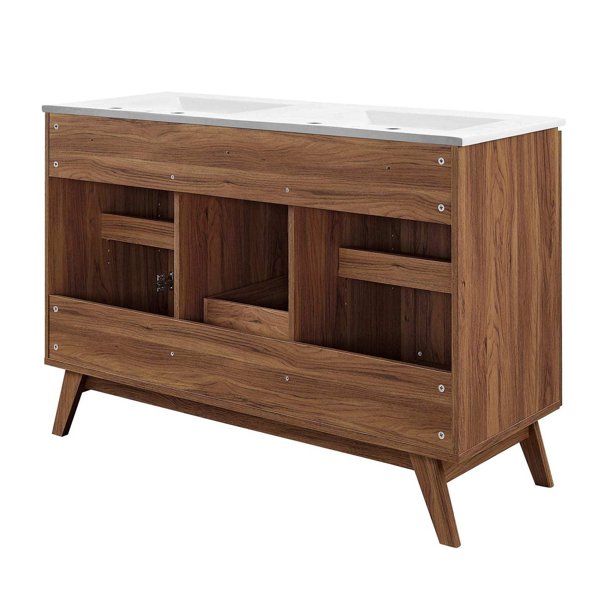 Soma 48" Double Sink Bathroom Vanity by Modway - Best Buy Furniture