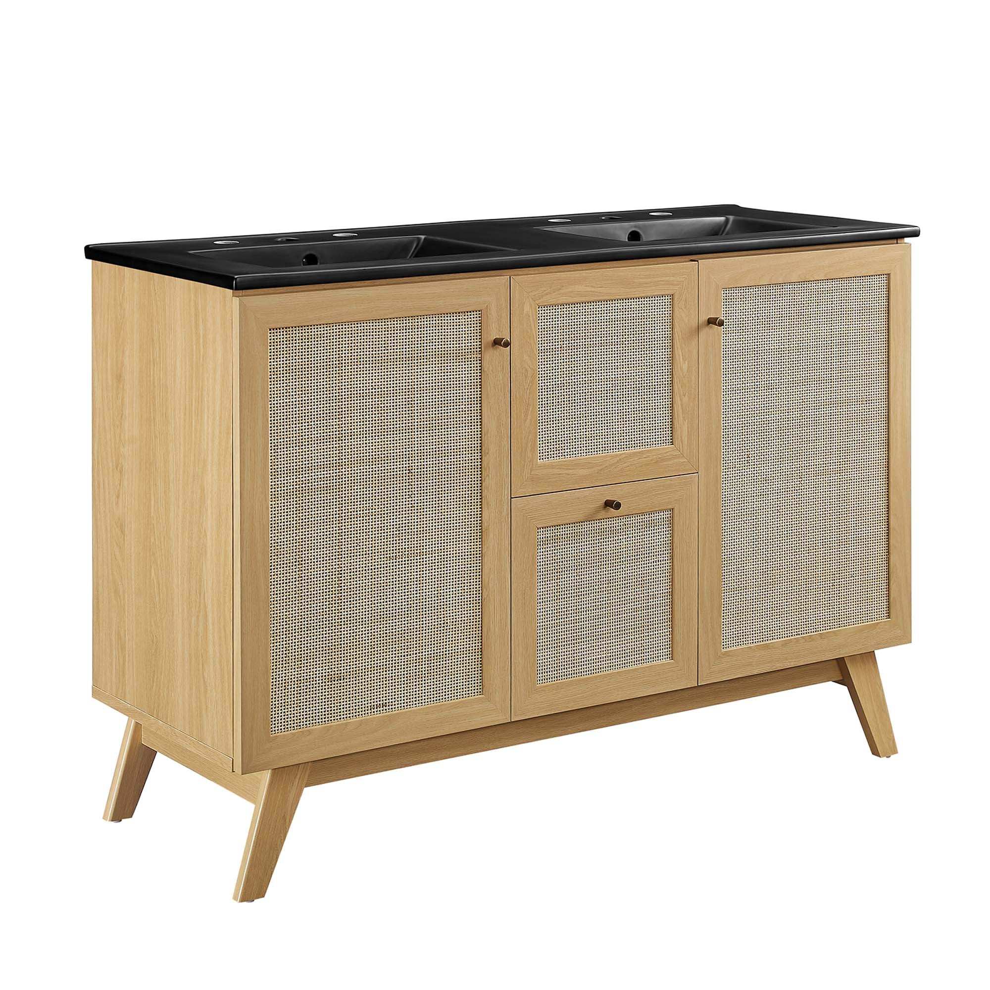 Soma 48" Double Sink Bathroom Vanity by Modway - Best Buy Furniture