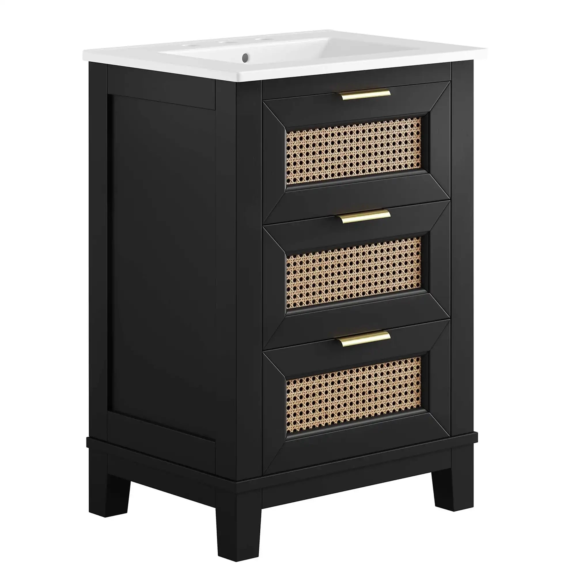Dixie 24" Solid Wood Bathroom Vanity by Modway - Best Buy Furniture