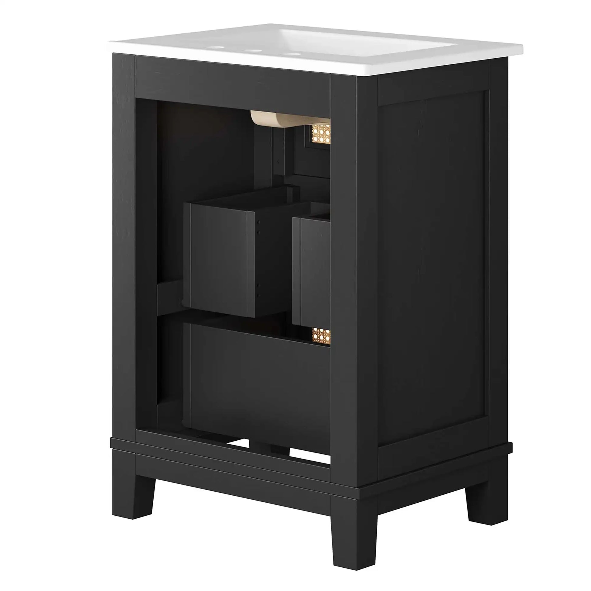 Dixie 24" Solid Wood Bathroom Vanity by Modway - Best Buy Furniture
