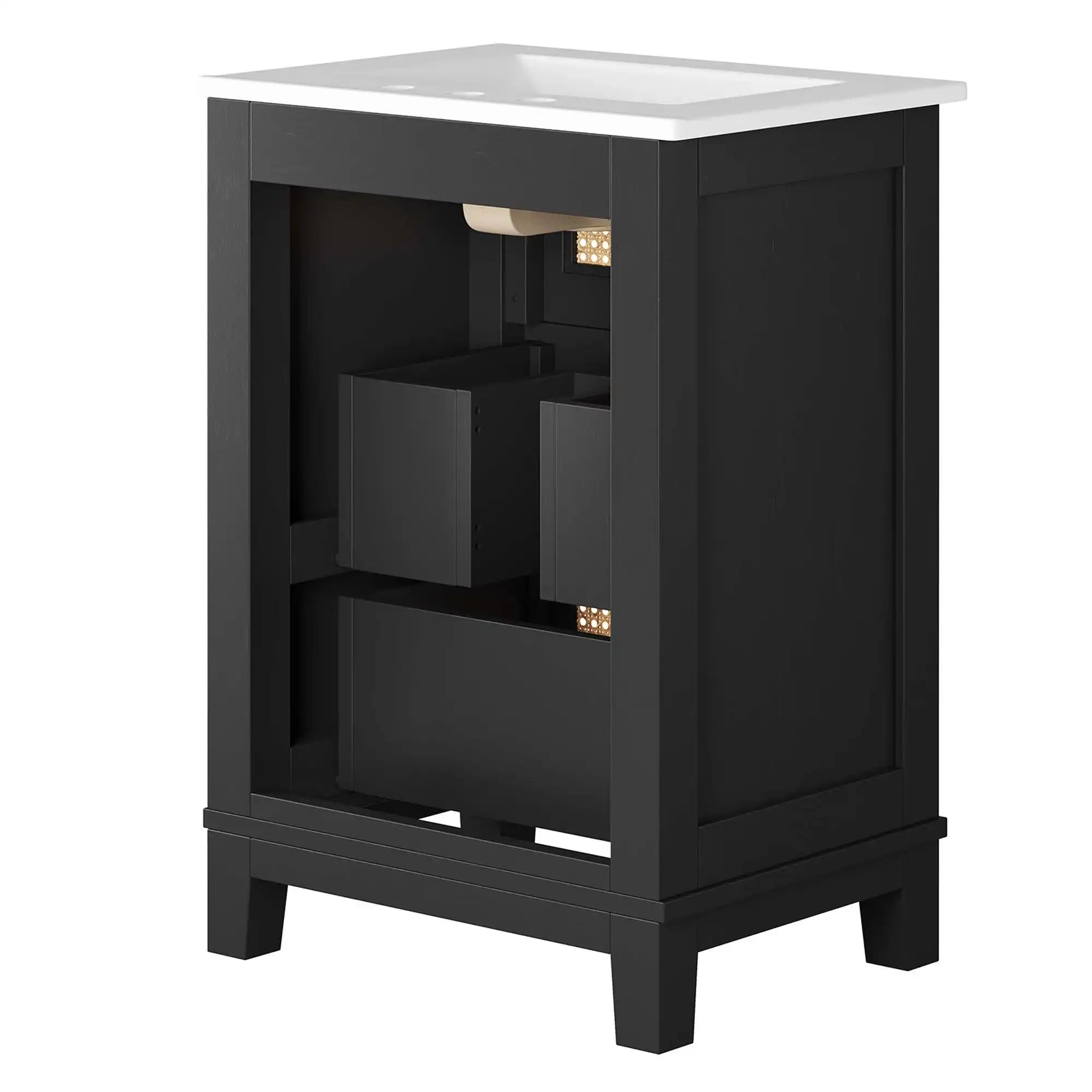 Dixie 24" Solid Wood Bathroom Vanity by Modway - Best Buy Furniture