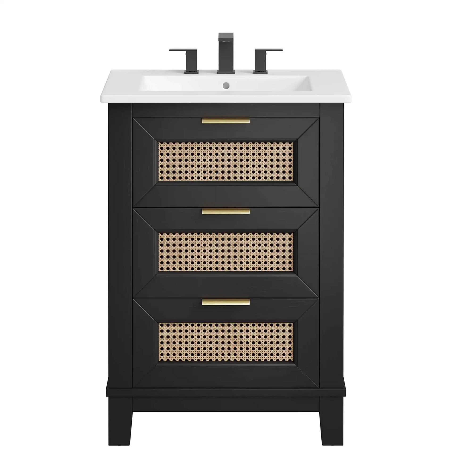 Dixie 24" Solid Wood Bathroom Vanity by Modway - Best Buy Furniture