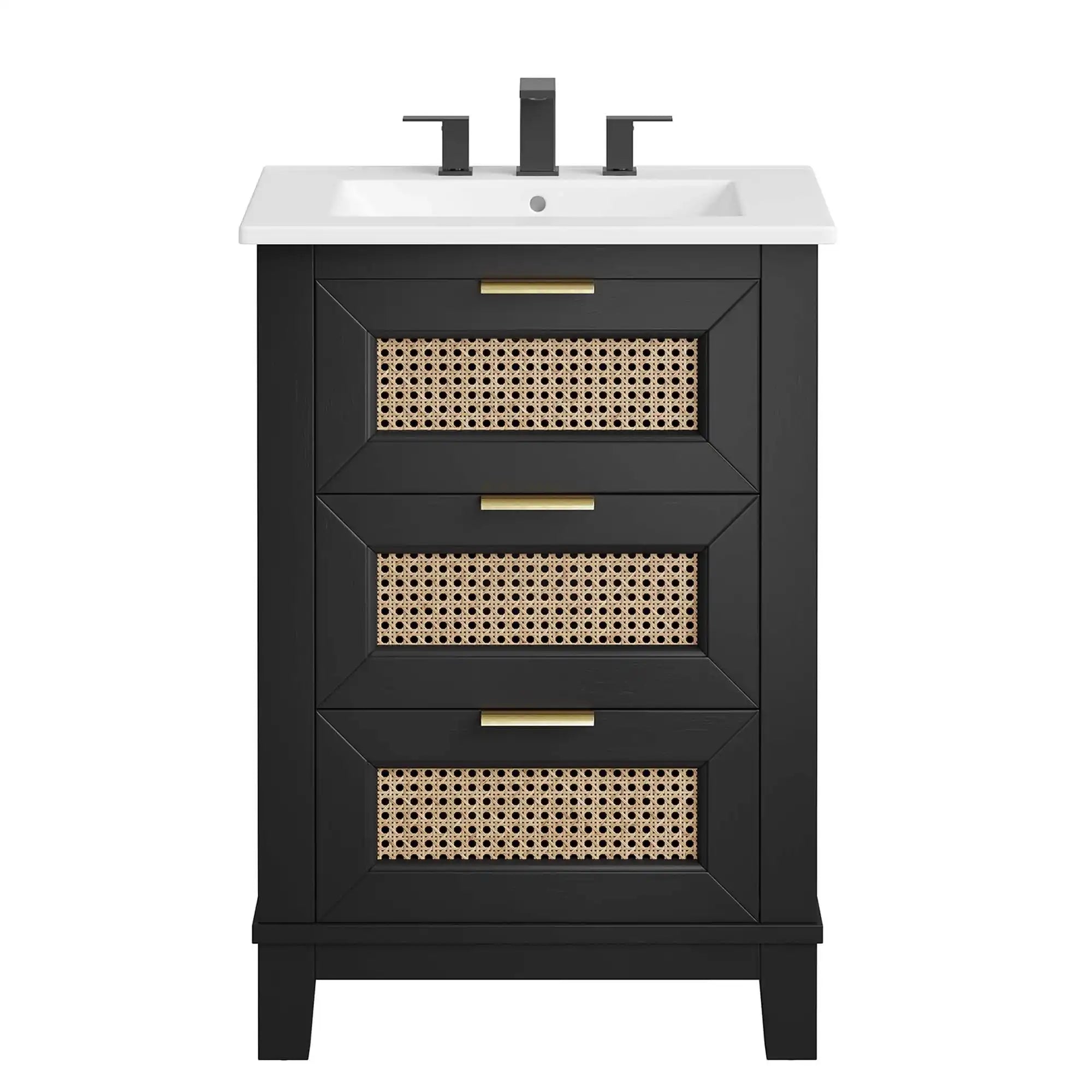 Dixie 24" Solid Wood Bathroom Vanity by Modway - Best Buy Furniture