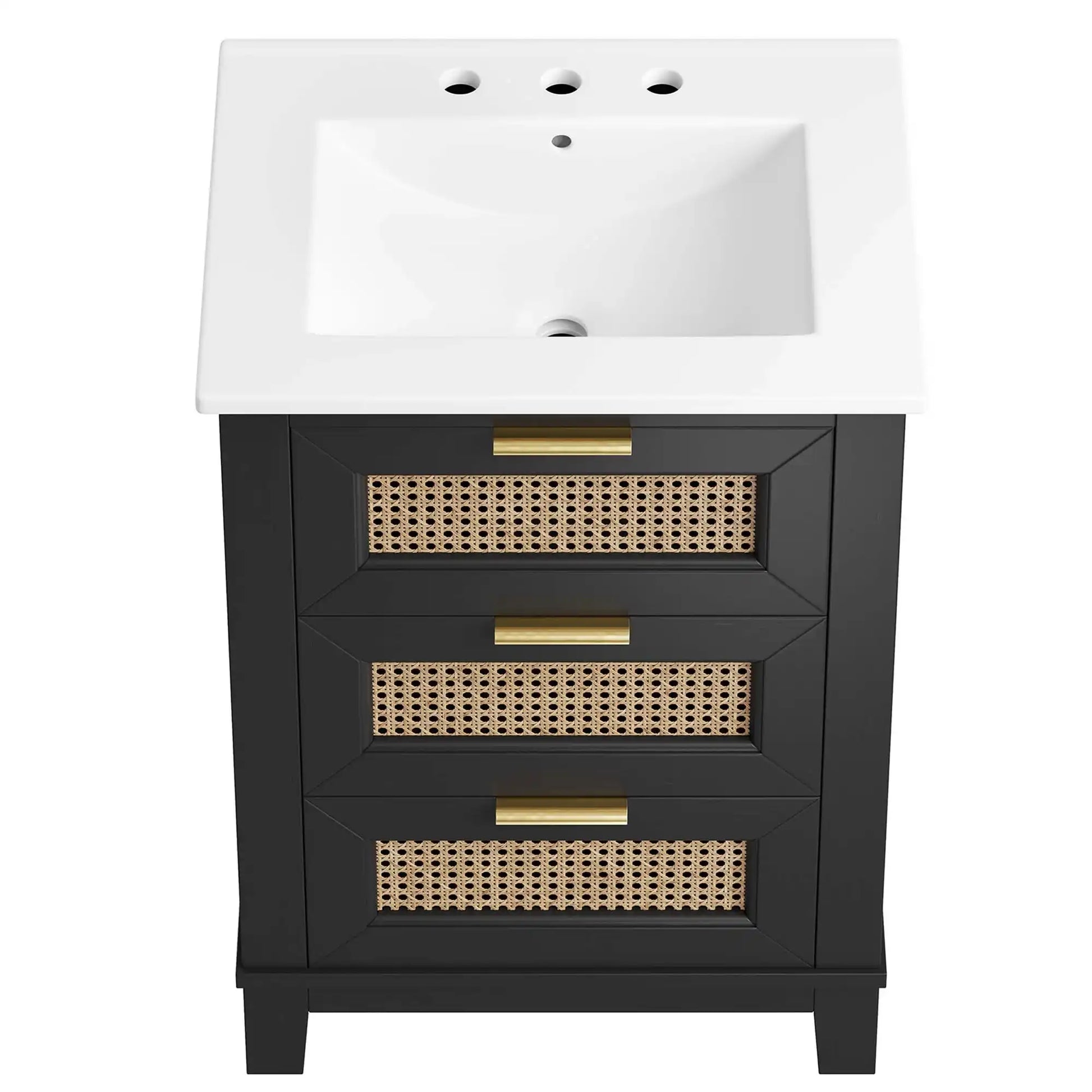 Dixie 24" Solid Wood Bathroom Vanity by Modway - Best Buy Furniture