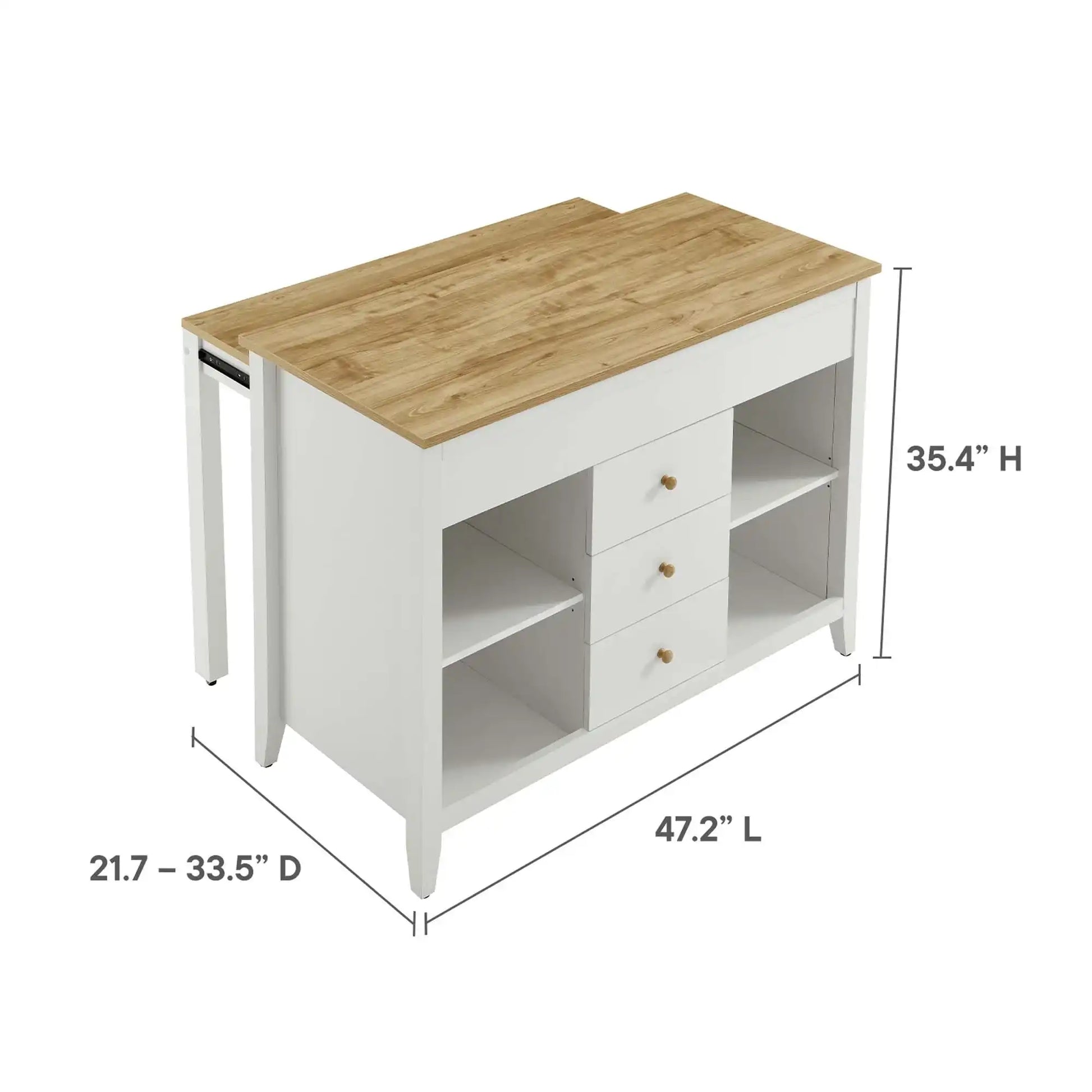 Farmstead Kitchen Island by Modway - Best Buy Furniture