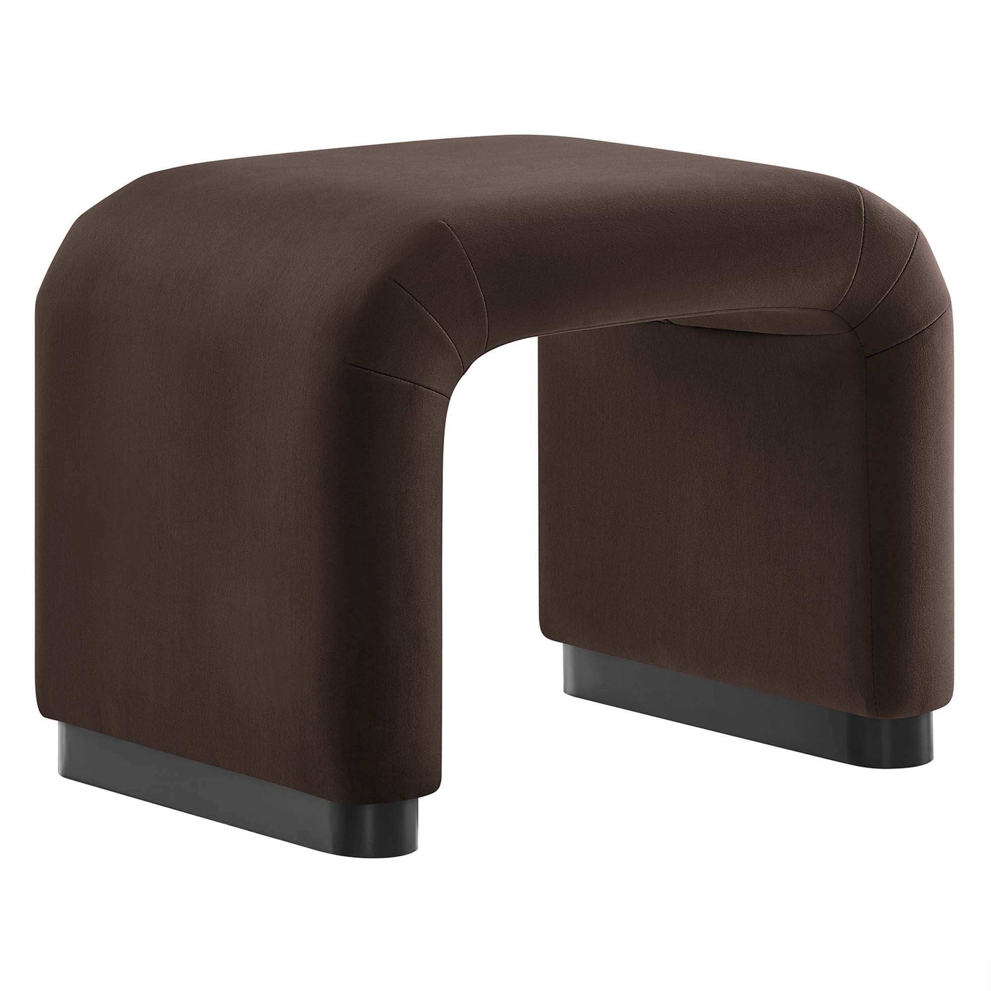 Koda Performance Velvet Waterfall Stool by Modway - Best Buy Furniture