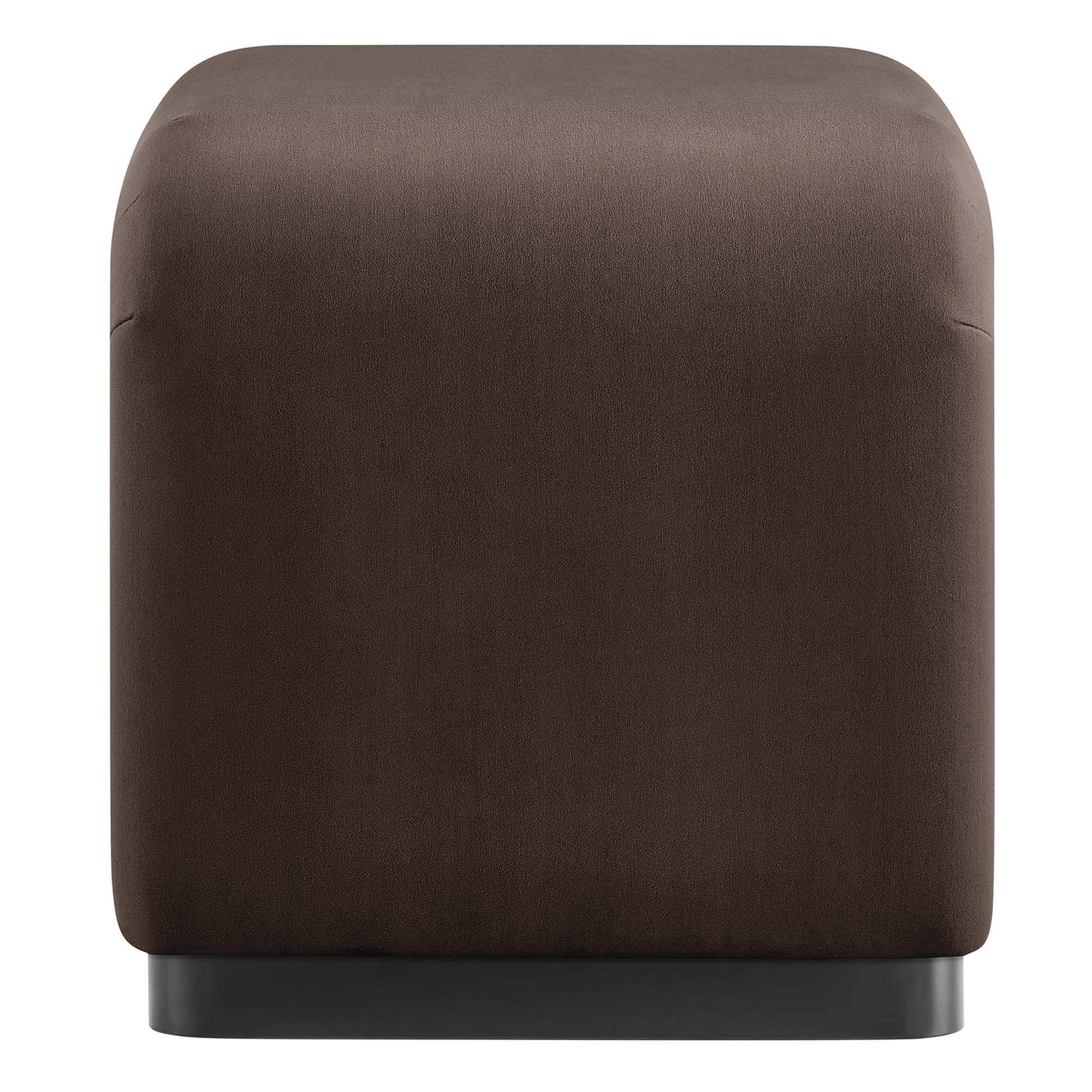 Koda Performance Velvet Waterfall Stool by Modway - Best Buy Furniture