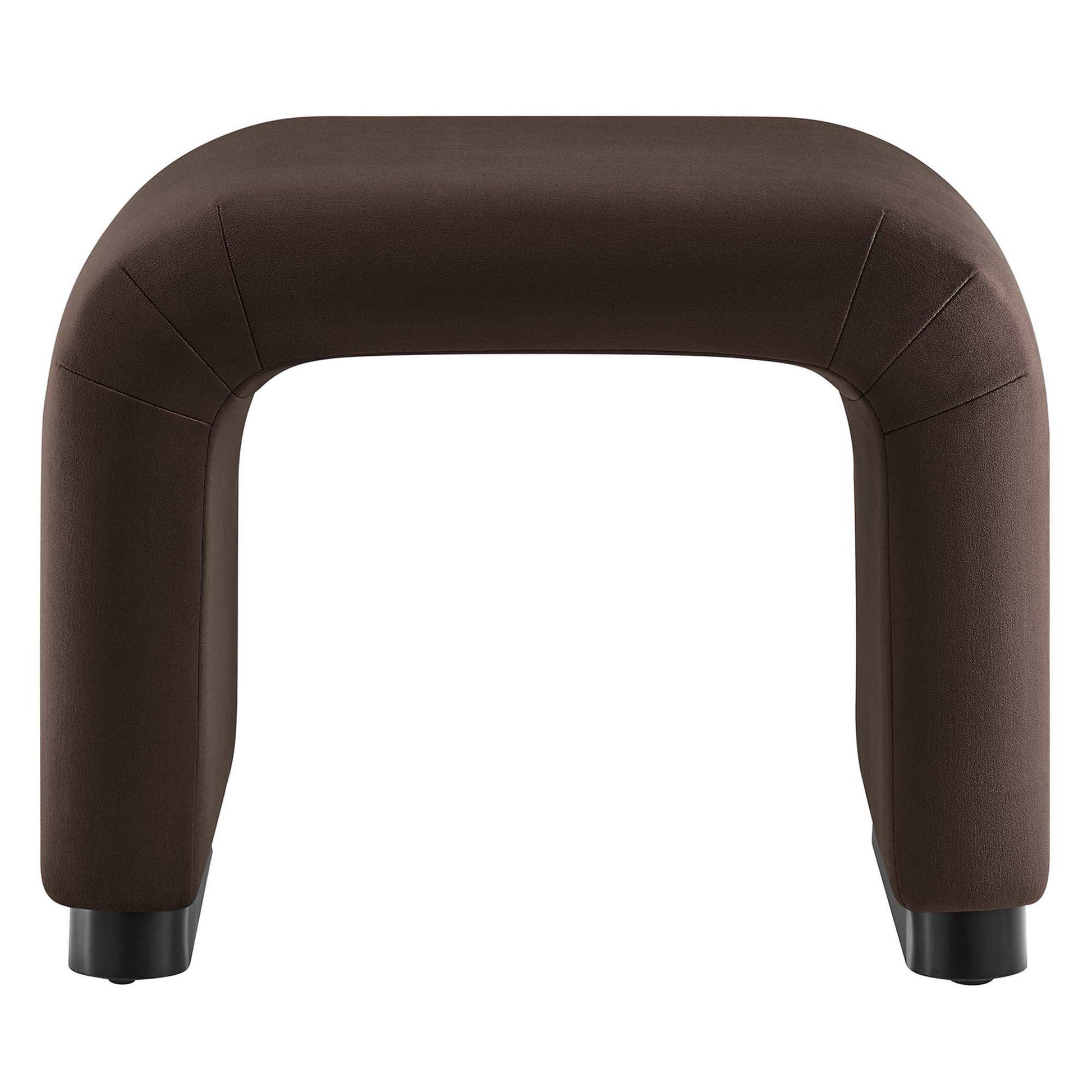 Koda Performance Velvet Waterfall Stool by Modway - Best Buy Furniture