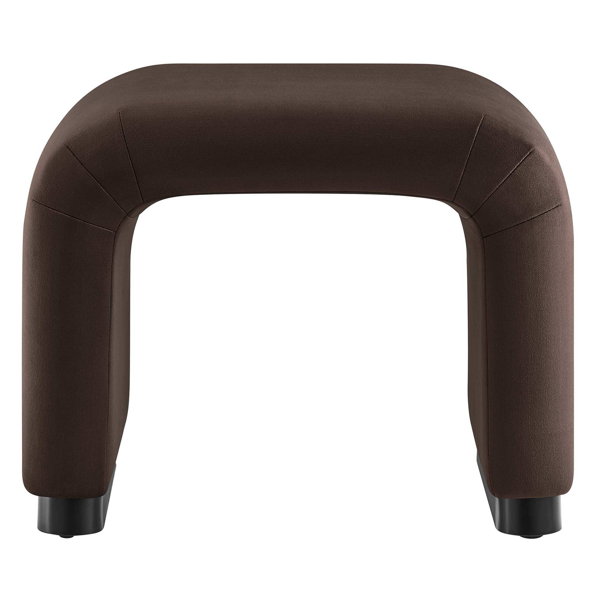 Koda Performance Velvet Waterfall Stool by Modway - Best Buy Furniture