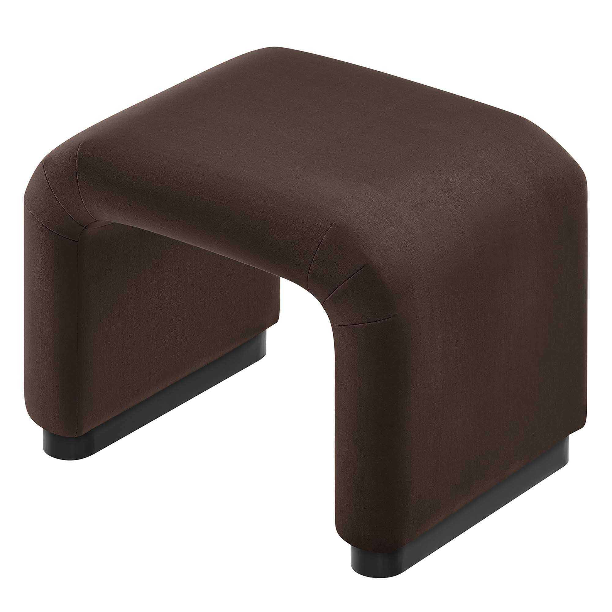 Koda Performance Velvet Waterfall Stool by Modway - Best Buy Furniture