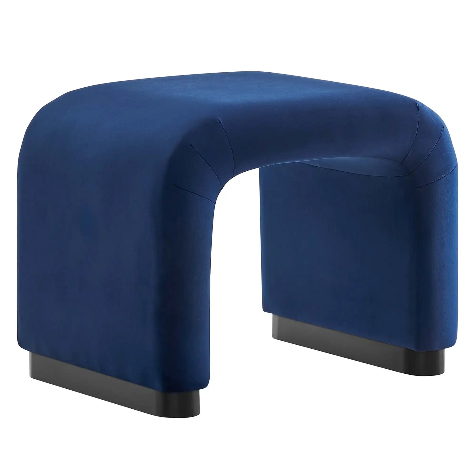 Koda Performance Velvet Waterfall Stool by Modway - Best Buy Furniture