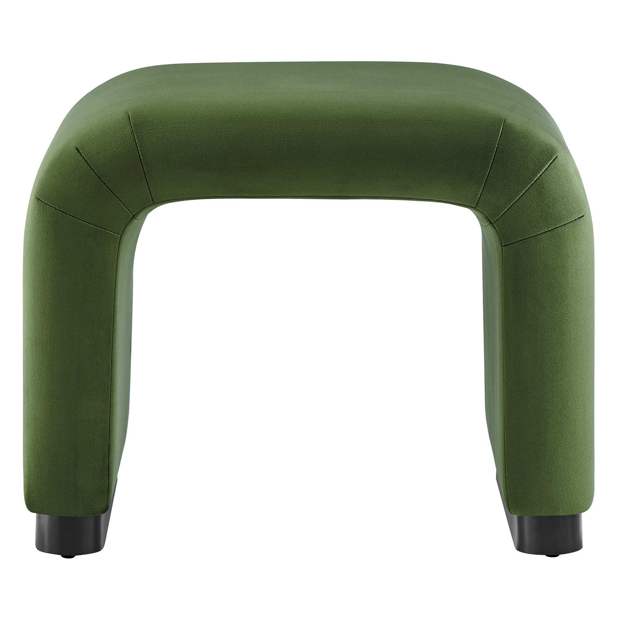 Koda Performance Velvet Waterfall Stool by Modway - Best Buy Furniture
