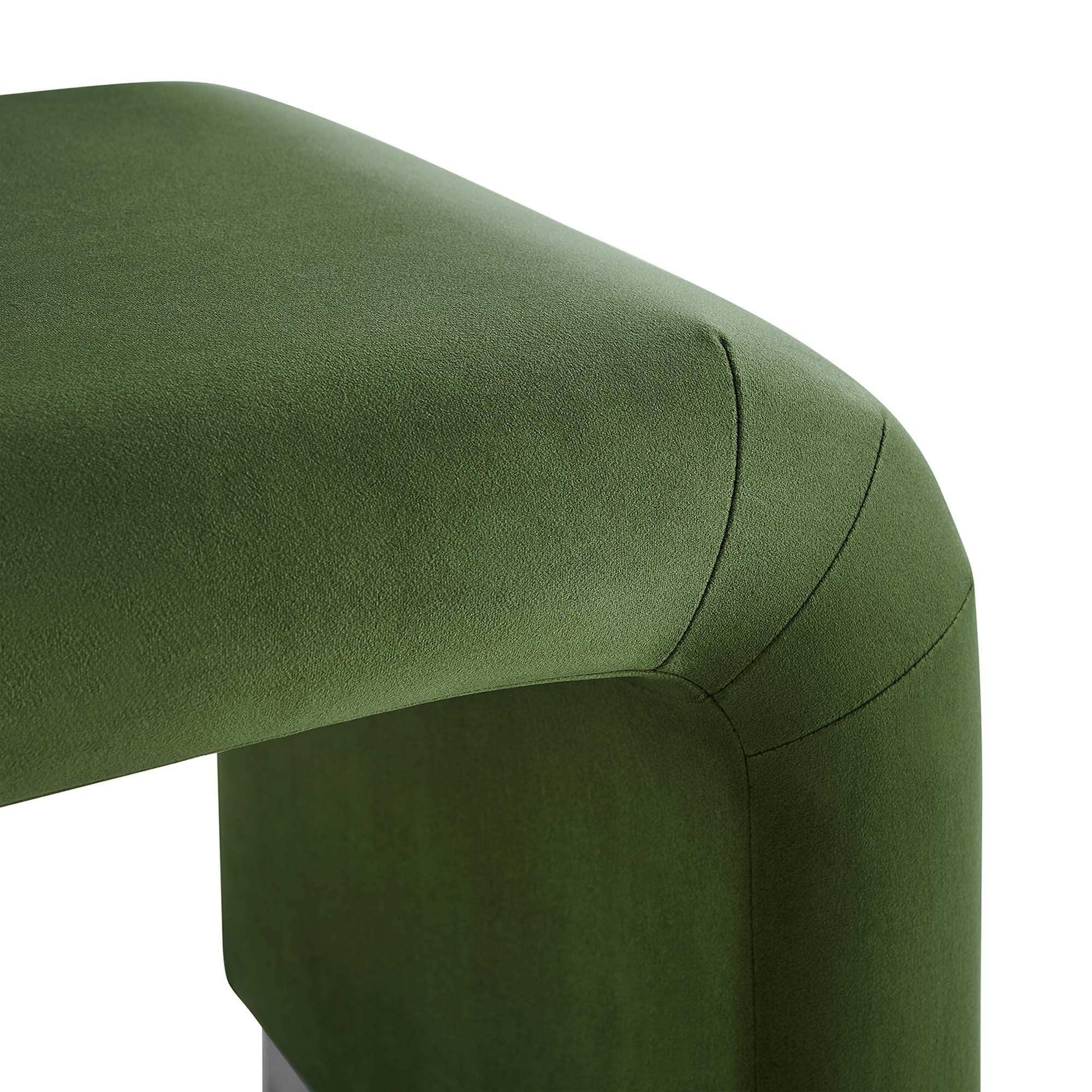 Koda Performance Velvet Waterfall Stool by Modway - Best Buy Furniture
