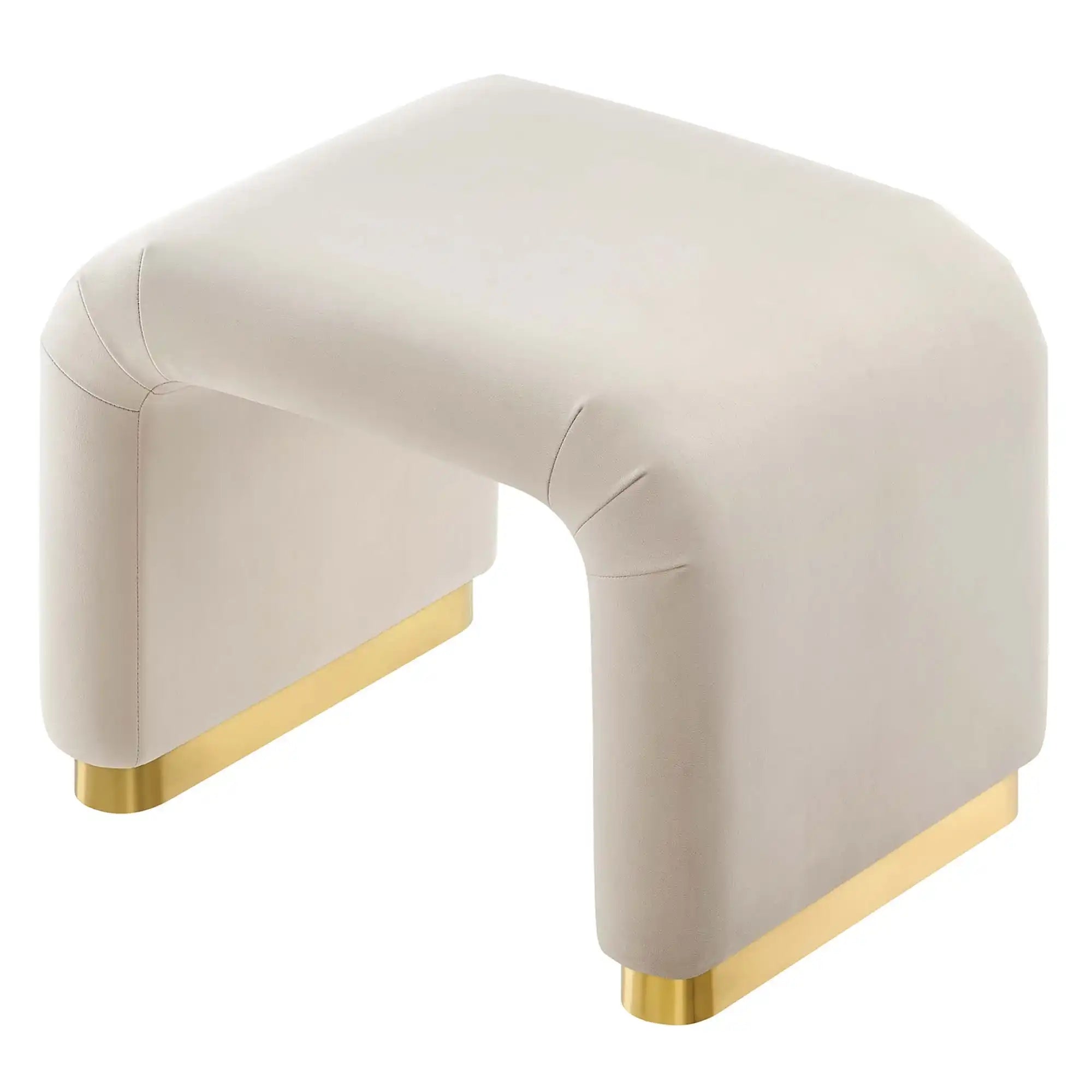 Koda Performance Velvet Waterfall Stool by Modway - Best Buy Furniture