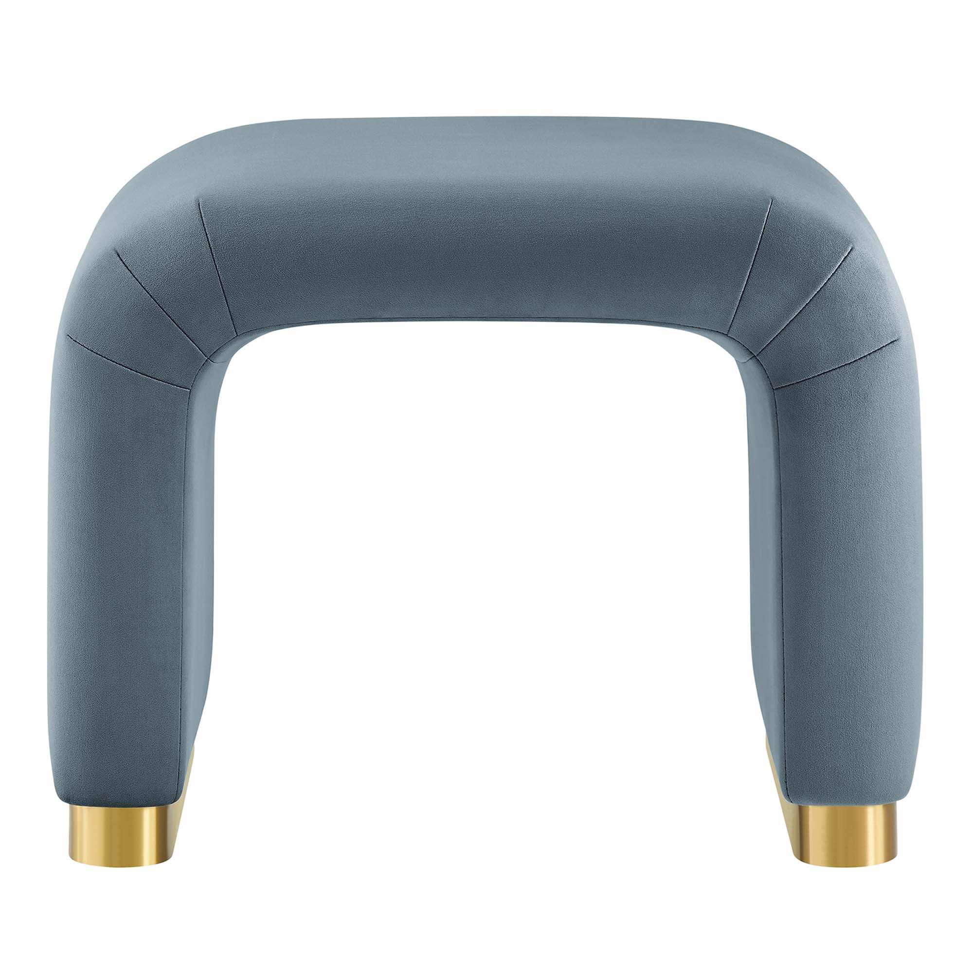 Koda Performance Velvet Waterfall Stool by Modway - Best Buy Furniture