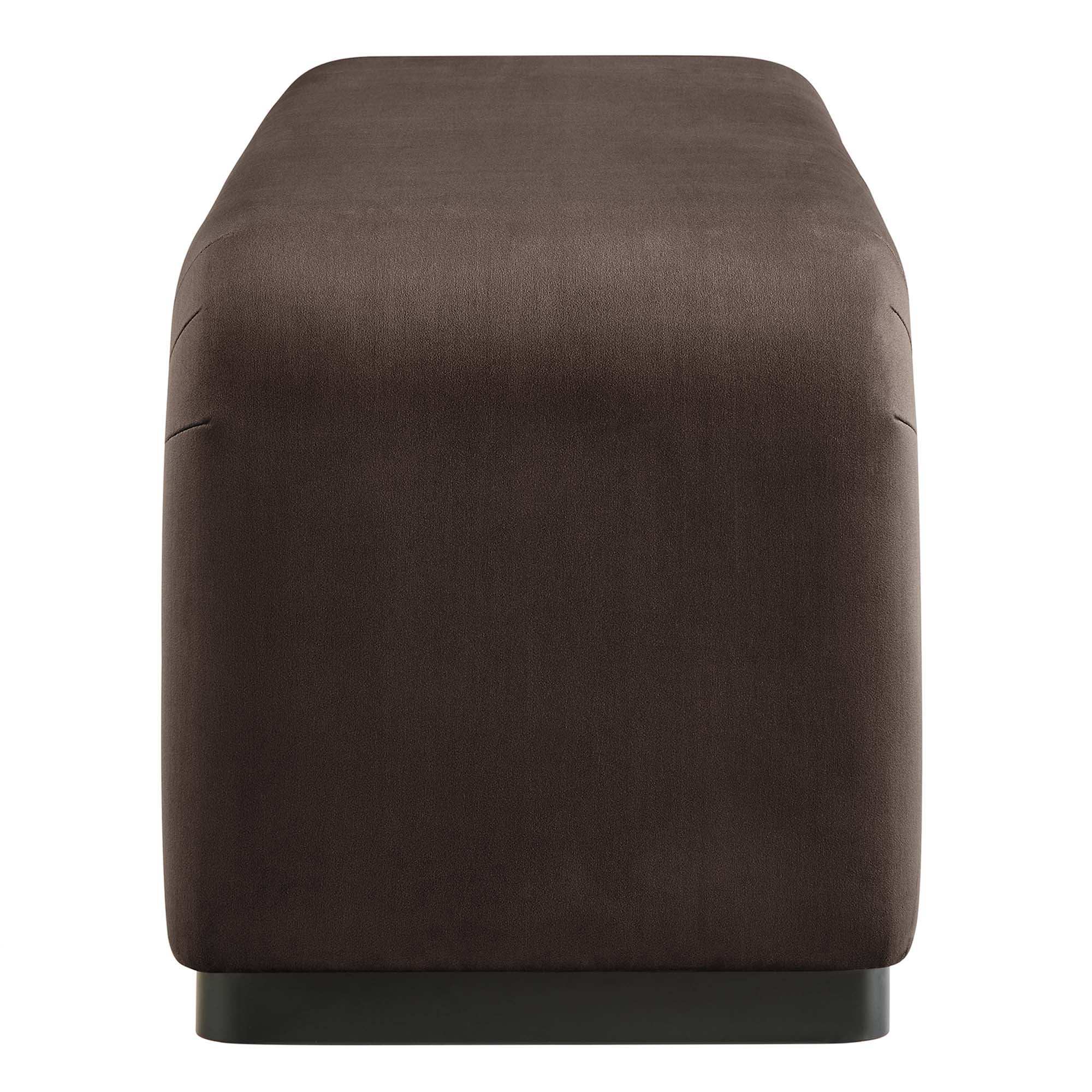 Koda Performance Velvet Waterfall Long Bench by Modway - Best Buy Furniture