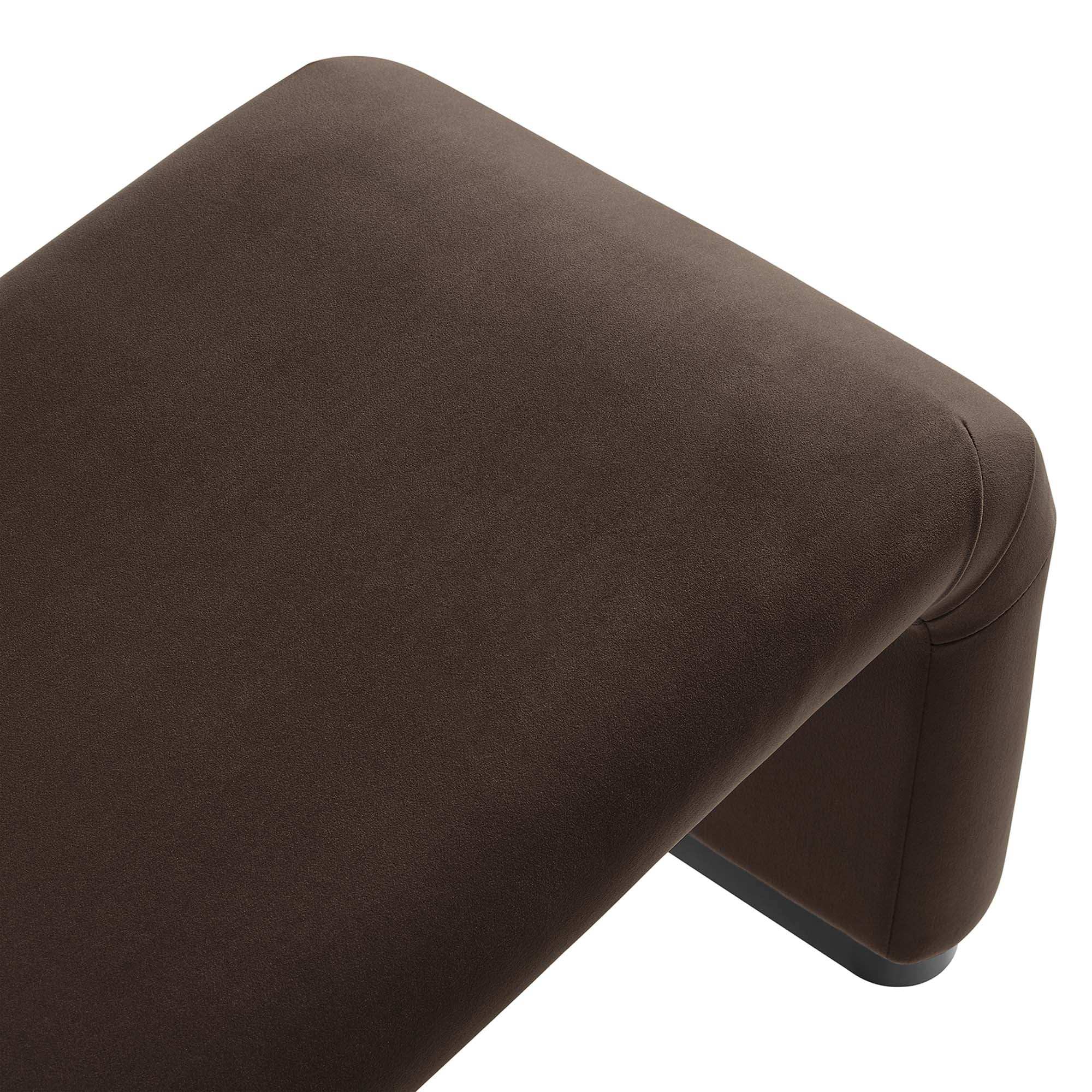 Koda Performance Velvet Waterfall Long Bench by Modway - Best Buy Furniture