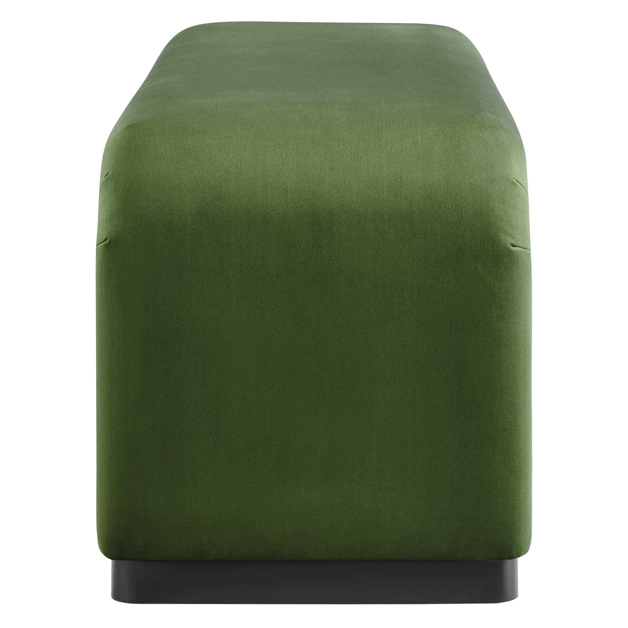 Koda Performance Velvet Waterfall Long Bench by Modway - Best Buy Furniture