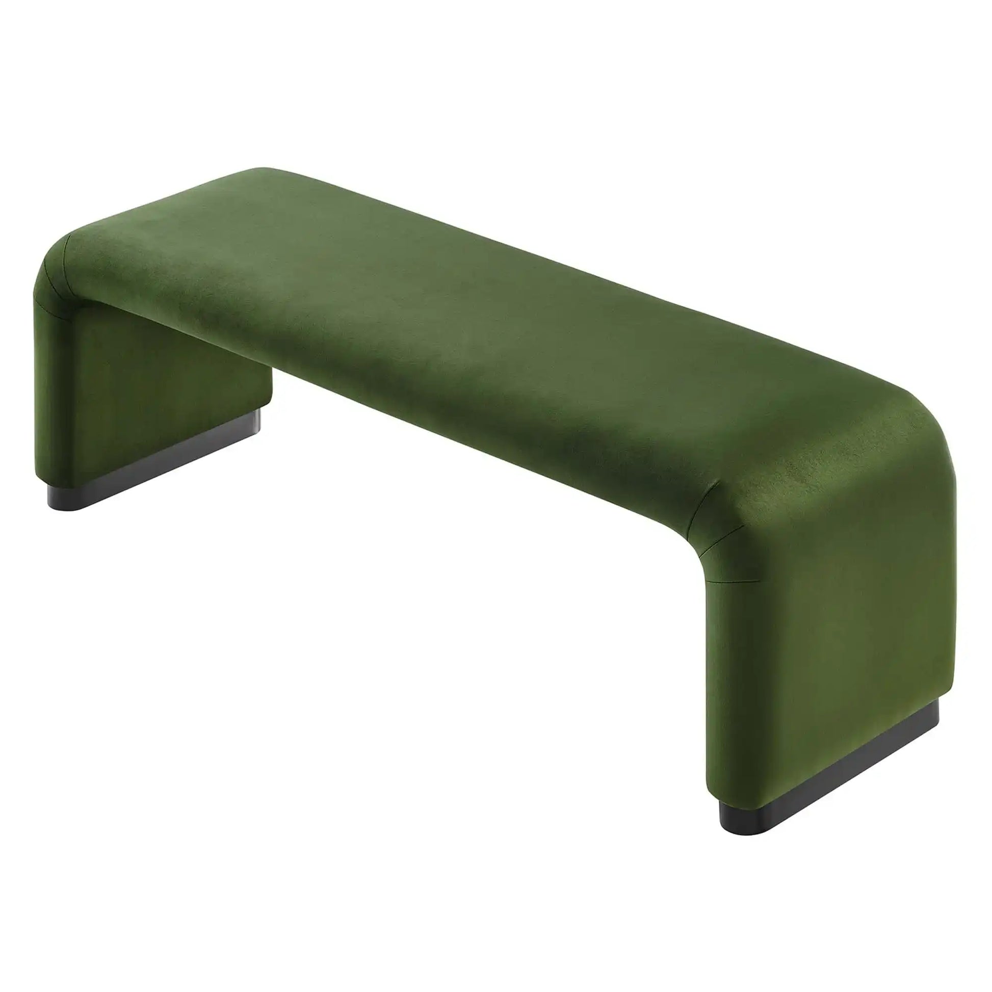 Koda Performance Velvet Waterfall Long Bench by Modway - Best Buy Furniture